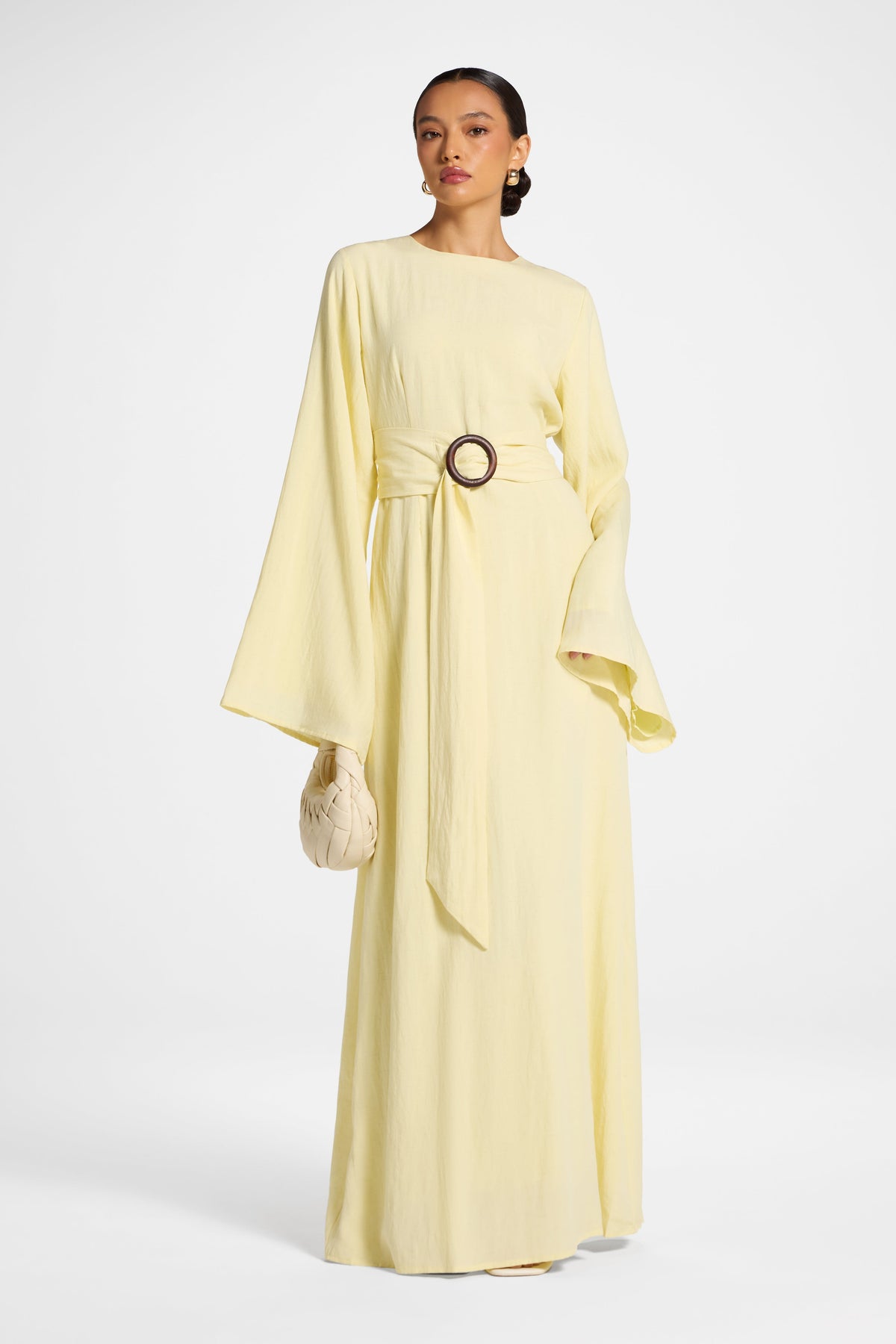 Lyocell Linen Maxi Dress - Butter Dress Veiled 