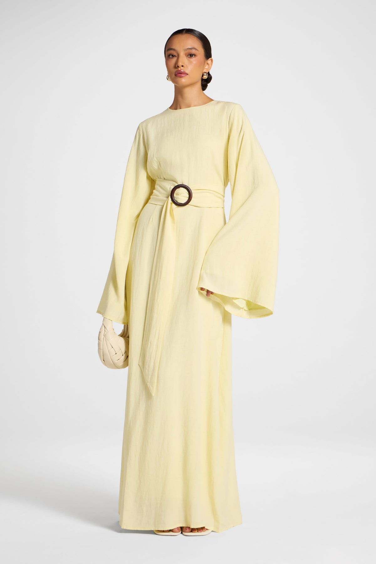 Lyocell Linen Maxi Dress - Butter Dress Veiled 