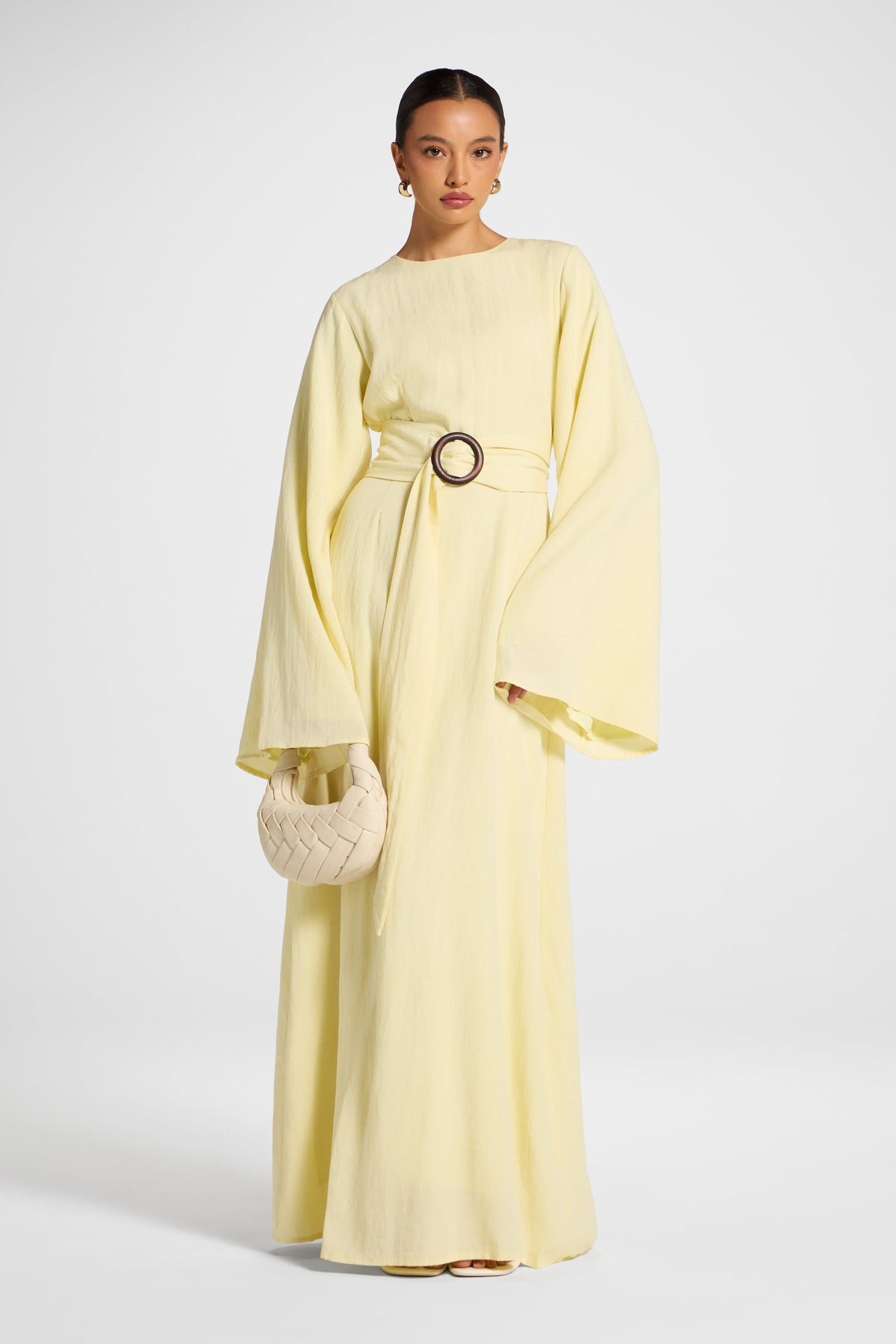 Lyocell Linen Maxi Dress - Butter Dress Veiled 