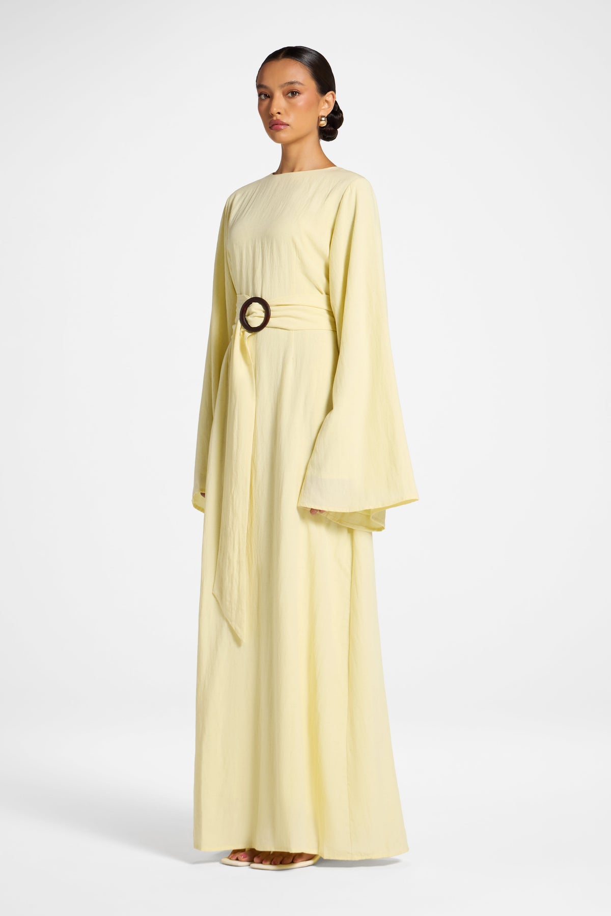 Lyocell Linen Maxi Dress - Butter Dress Veiled 