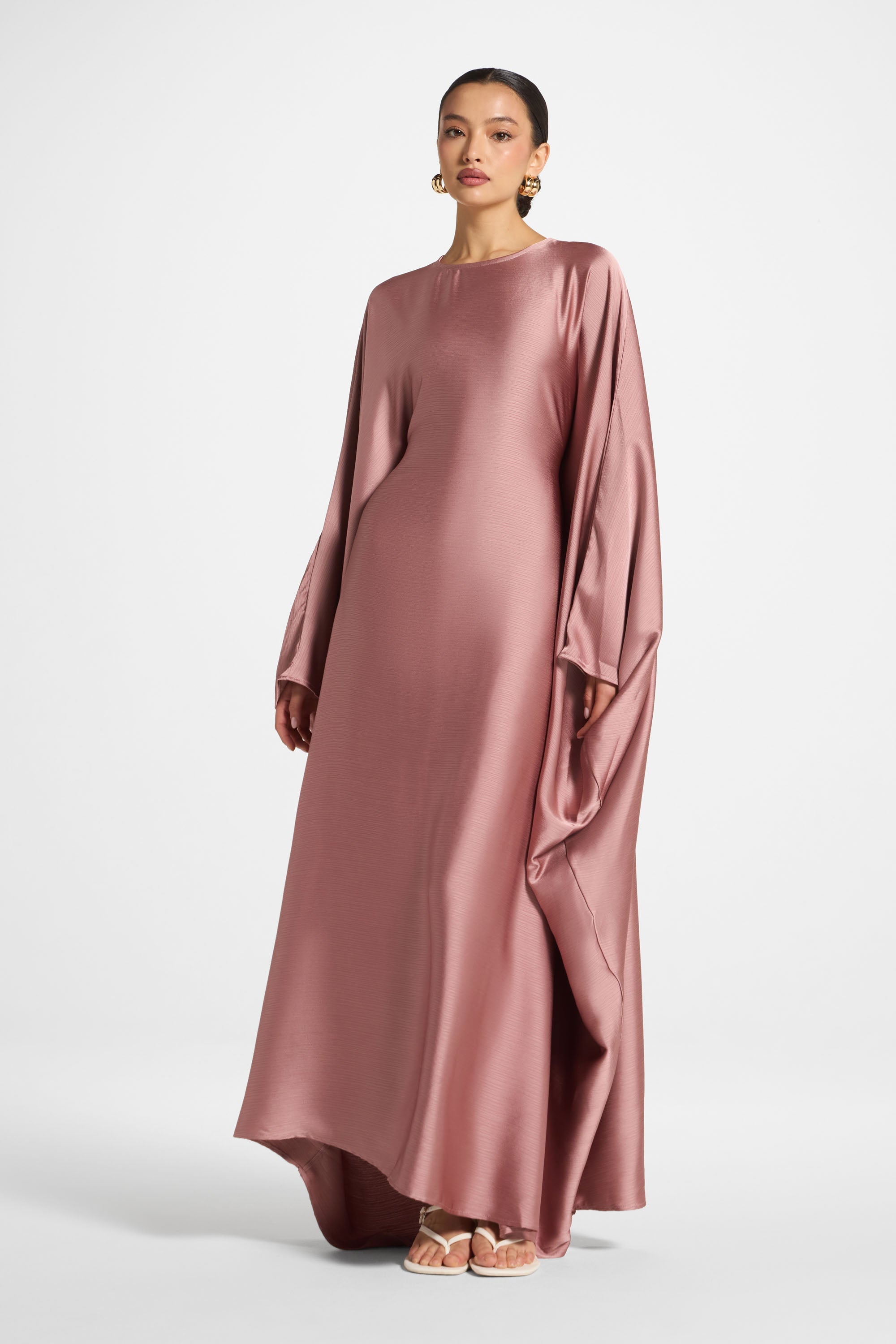 Maria Butterfly Abaya - Desert Mauve Abayas Veiled 