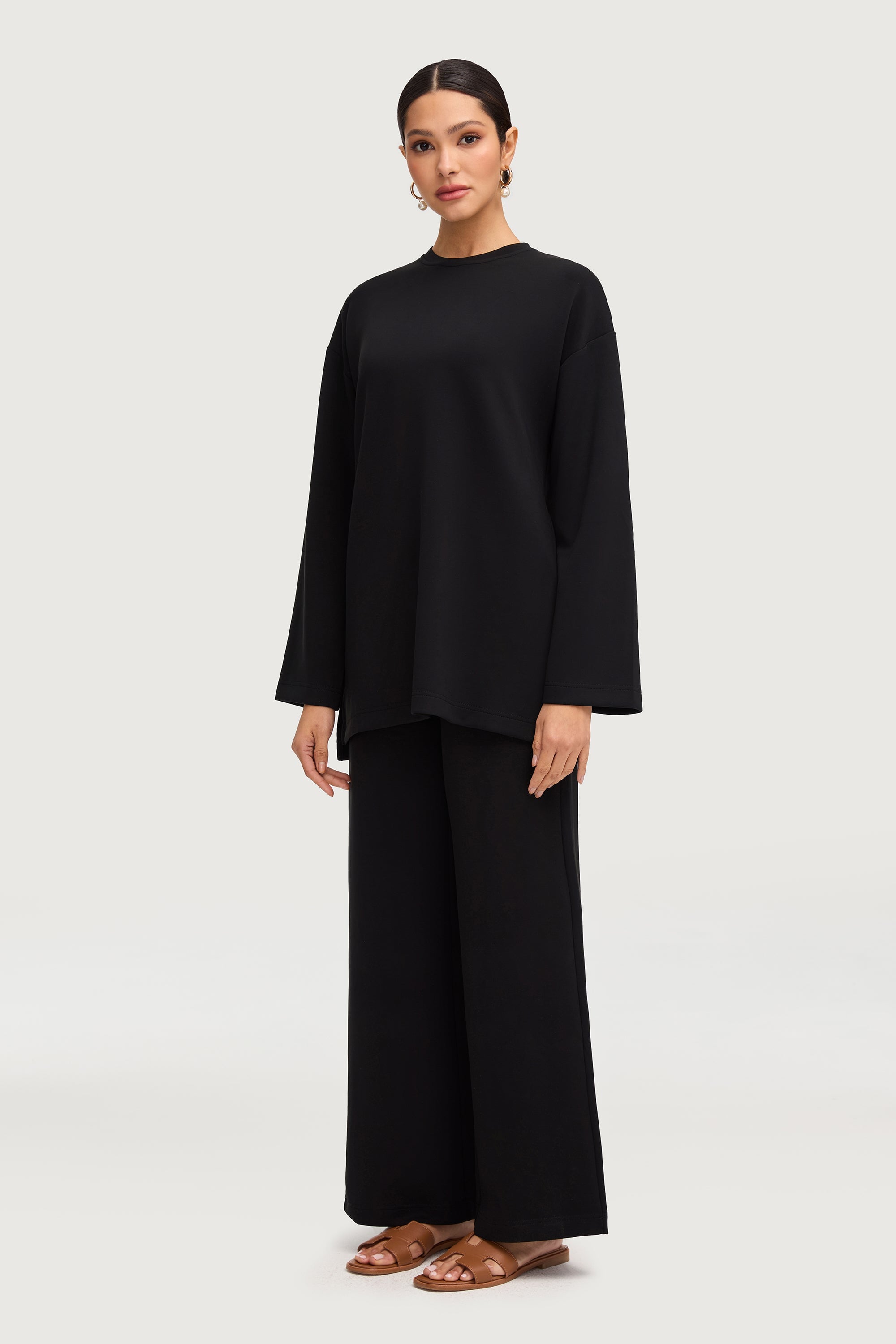 Maya Everyday Top - Black Tops Veiled Collection 