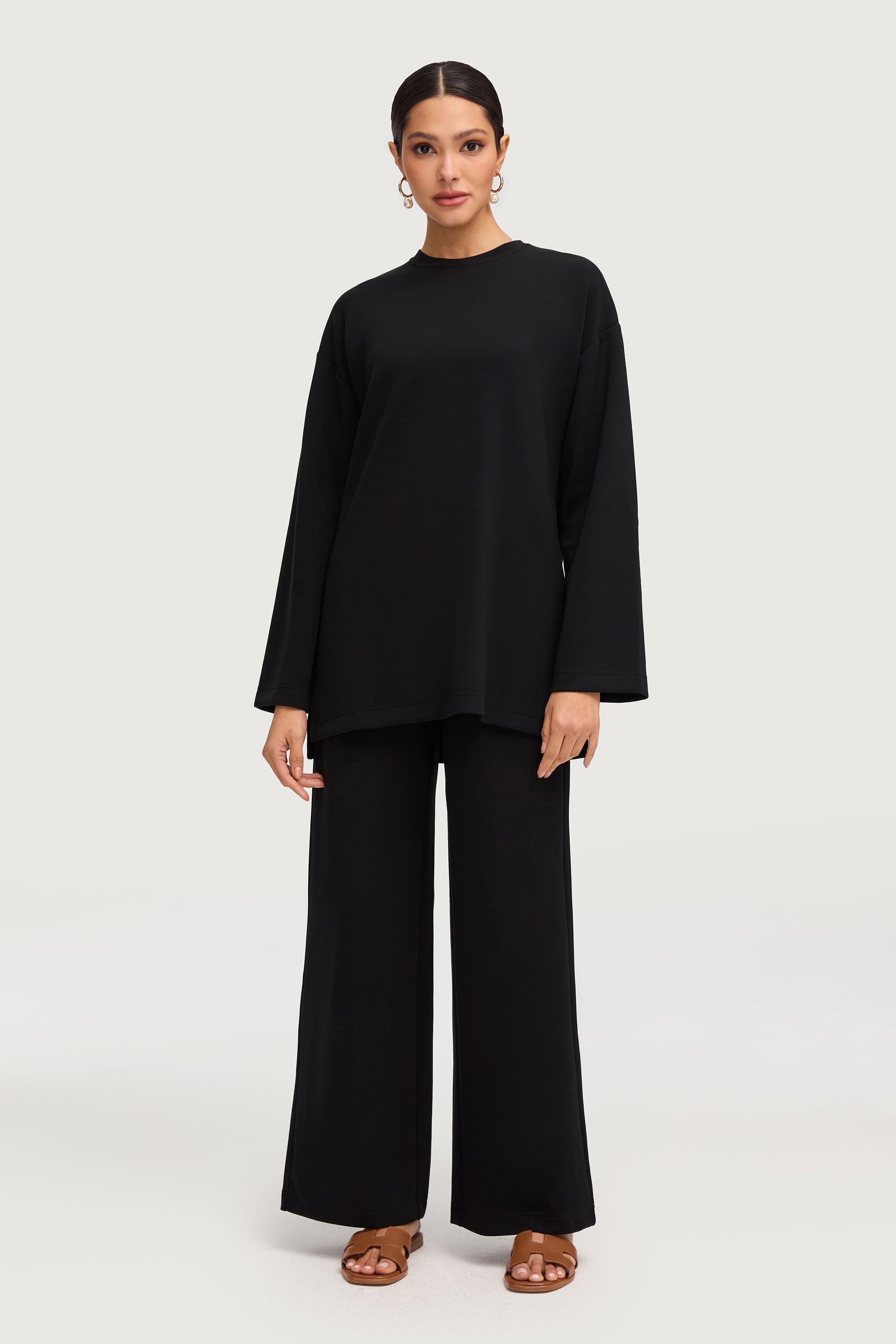 Maya Everyday Top - Black Tops Veiled Collection 