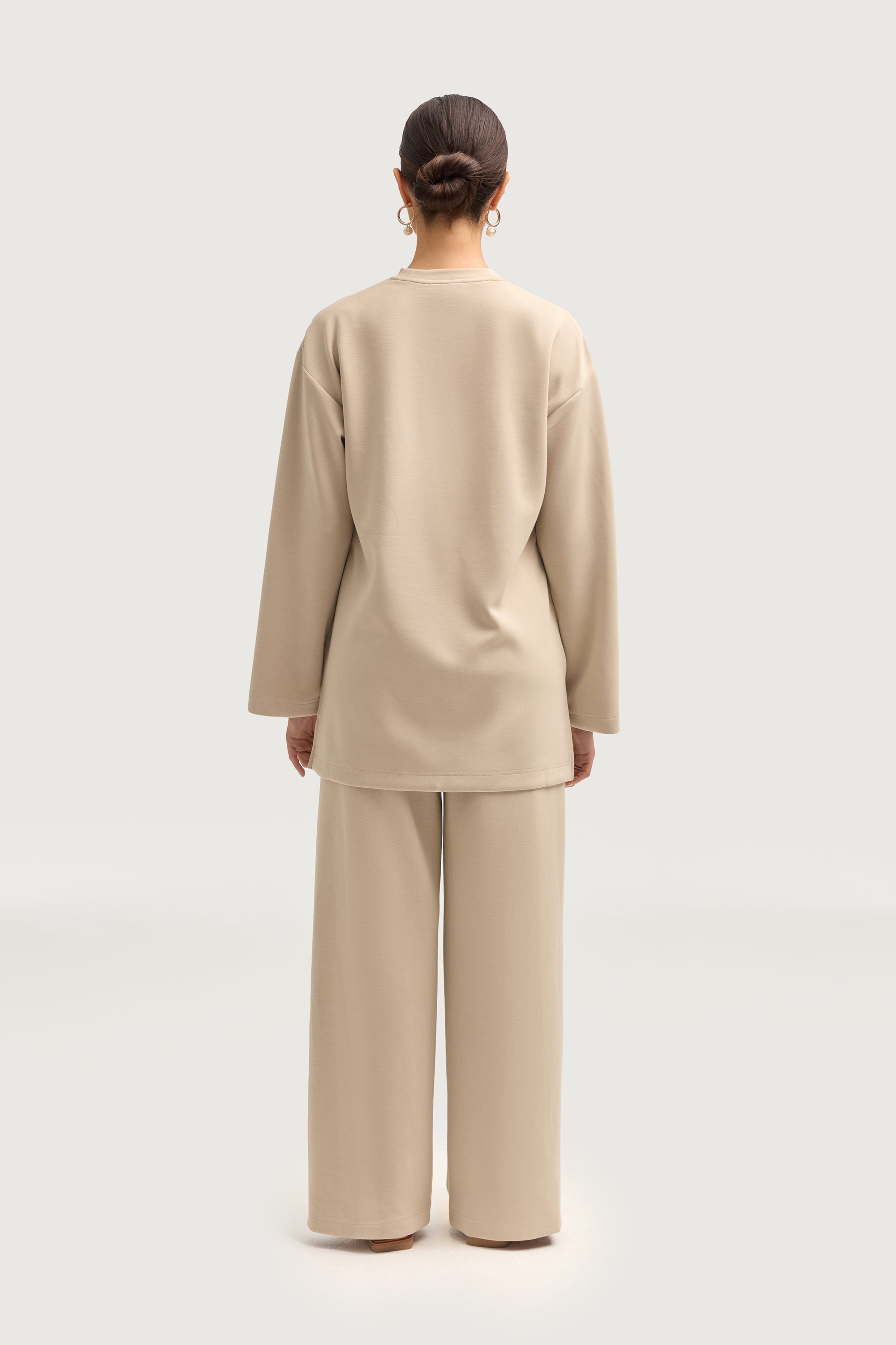 Maya Everyday Wide Leg Pants - Cloud Bottoms Veiled Collection 