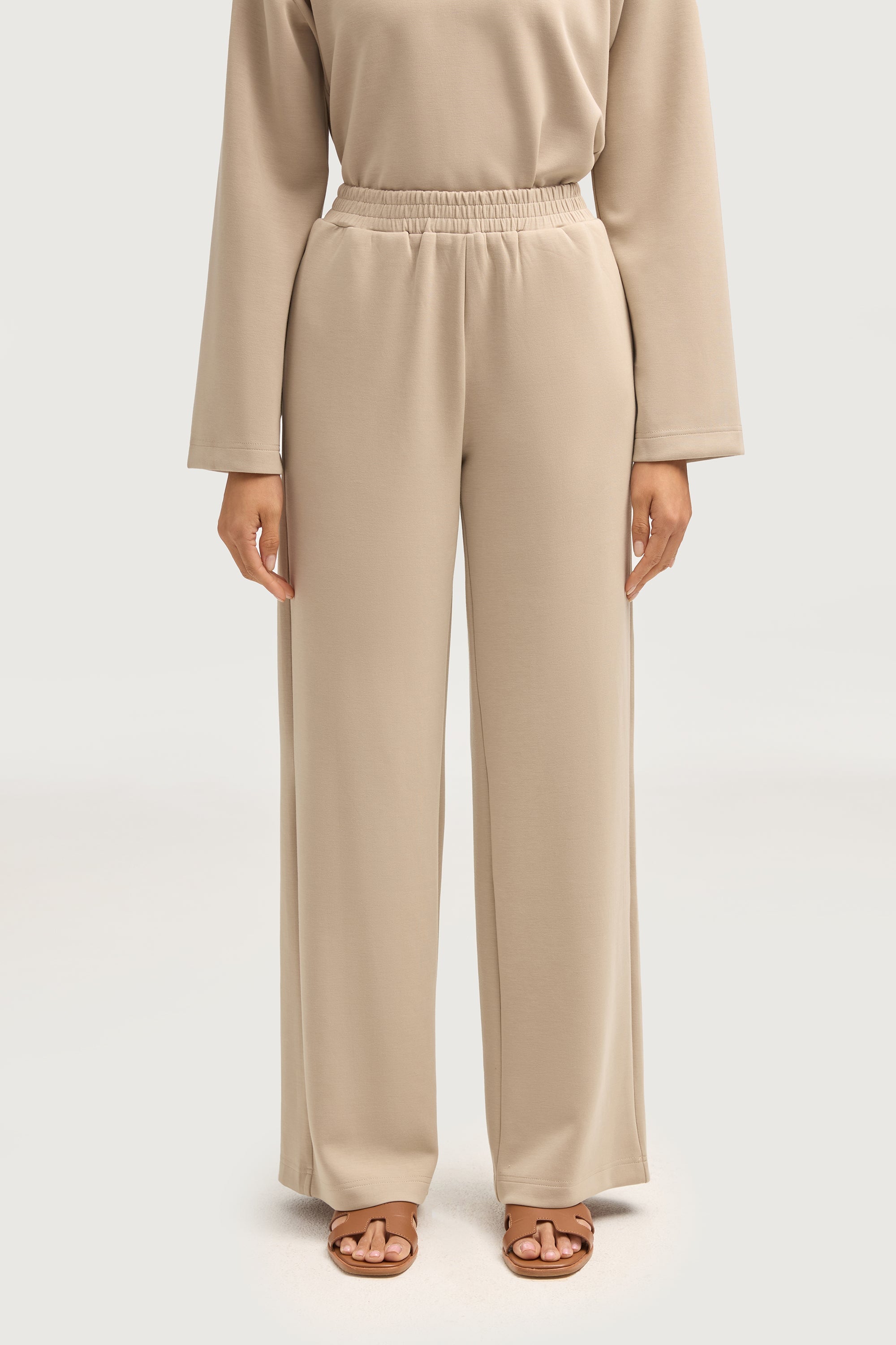 Maya Everyday Wide Leg Pants - Cloud Bottoms Veiled Collection 