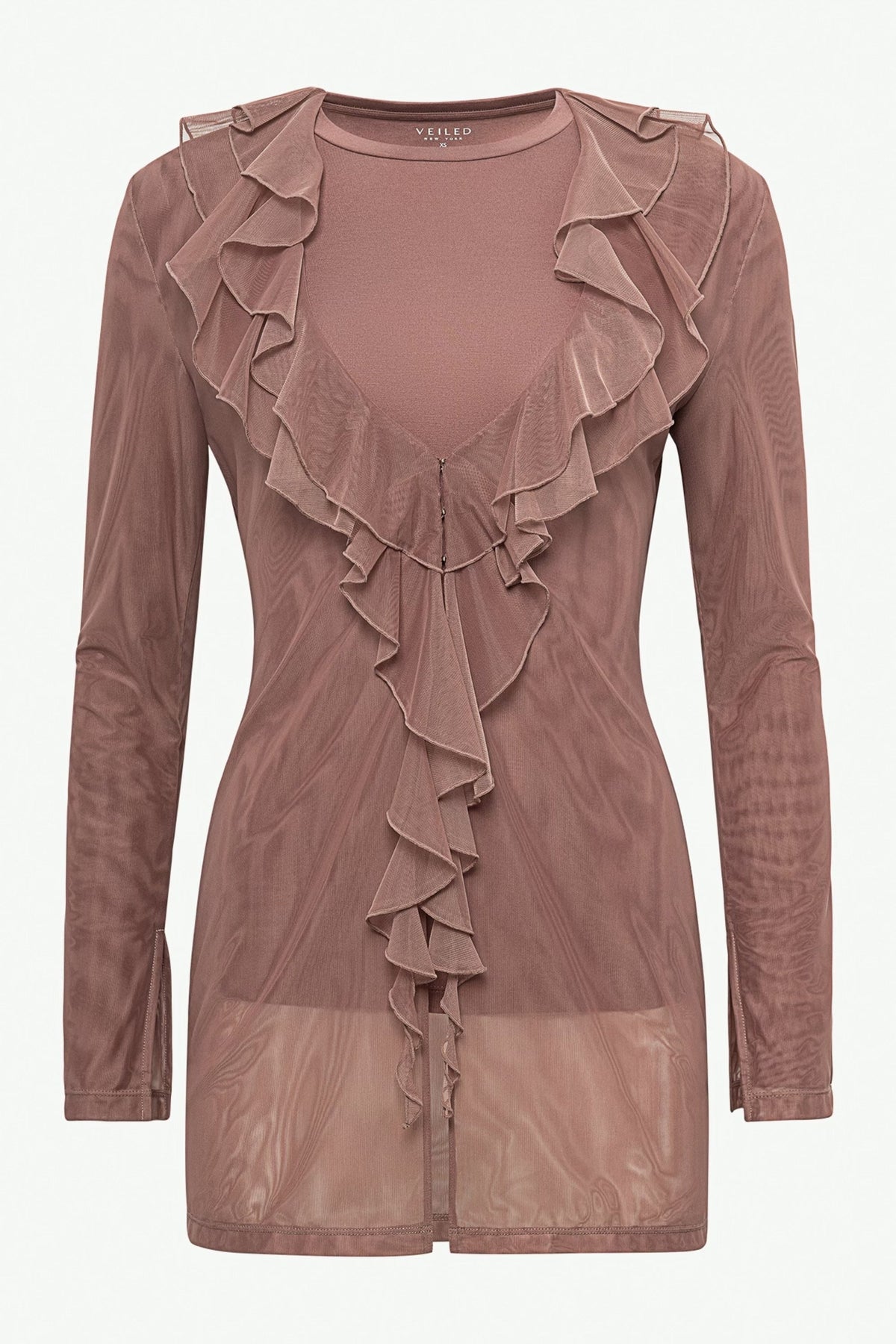 Mesh Ruffle Top Co-Ords & Matching Sets