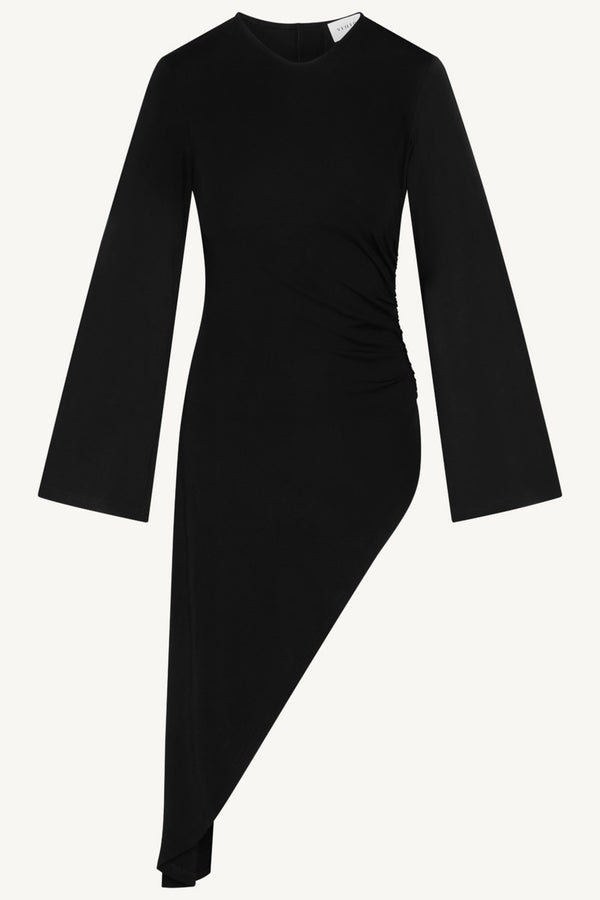 Midi Tunic Top - Black Abayas Veiled 