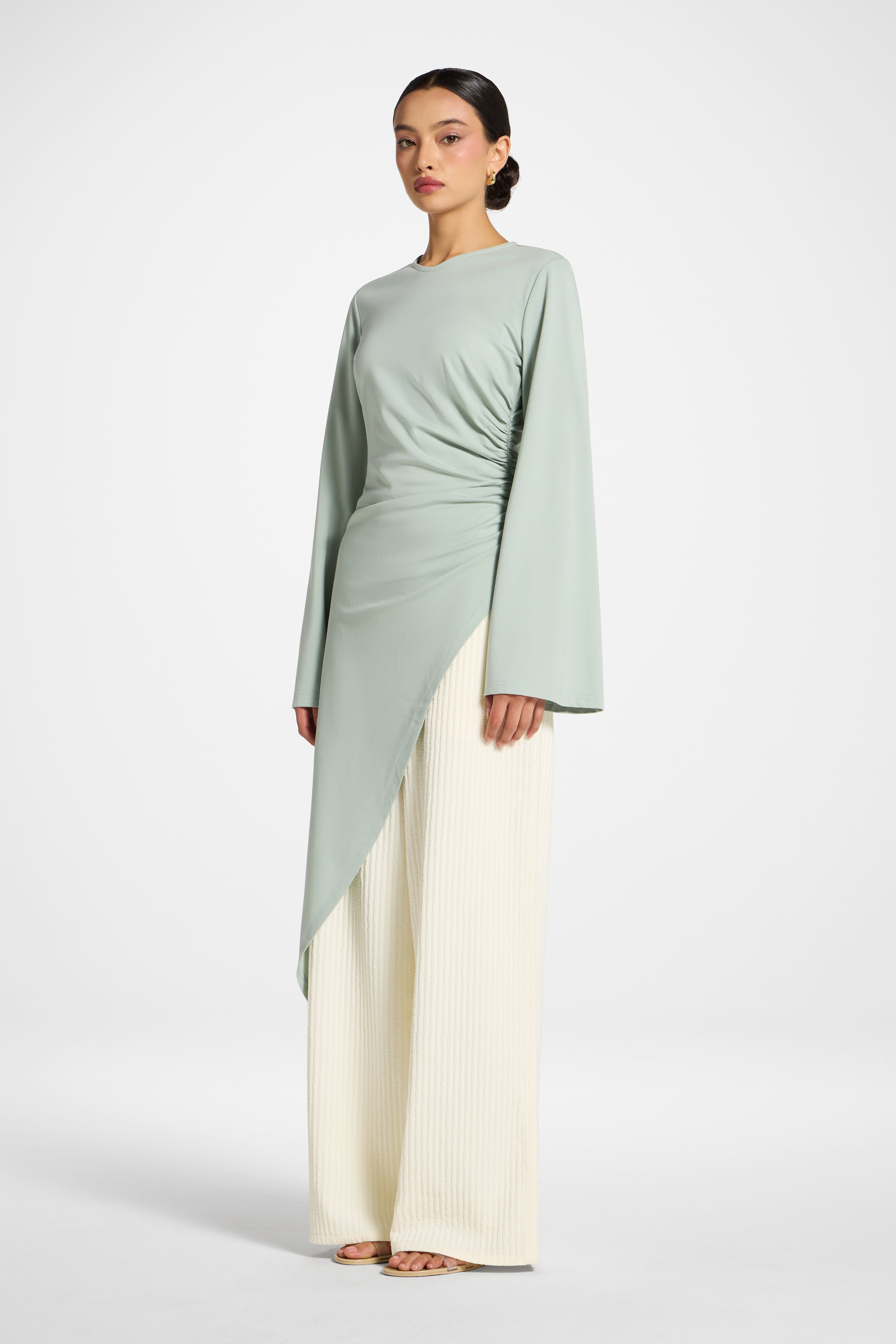 Midi Tunic Top - Iceberg Abayas Veiled 