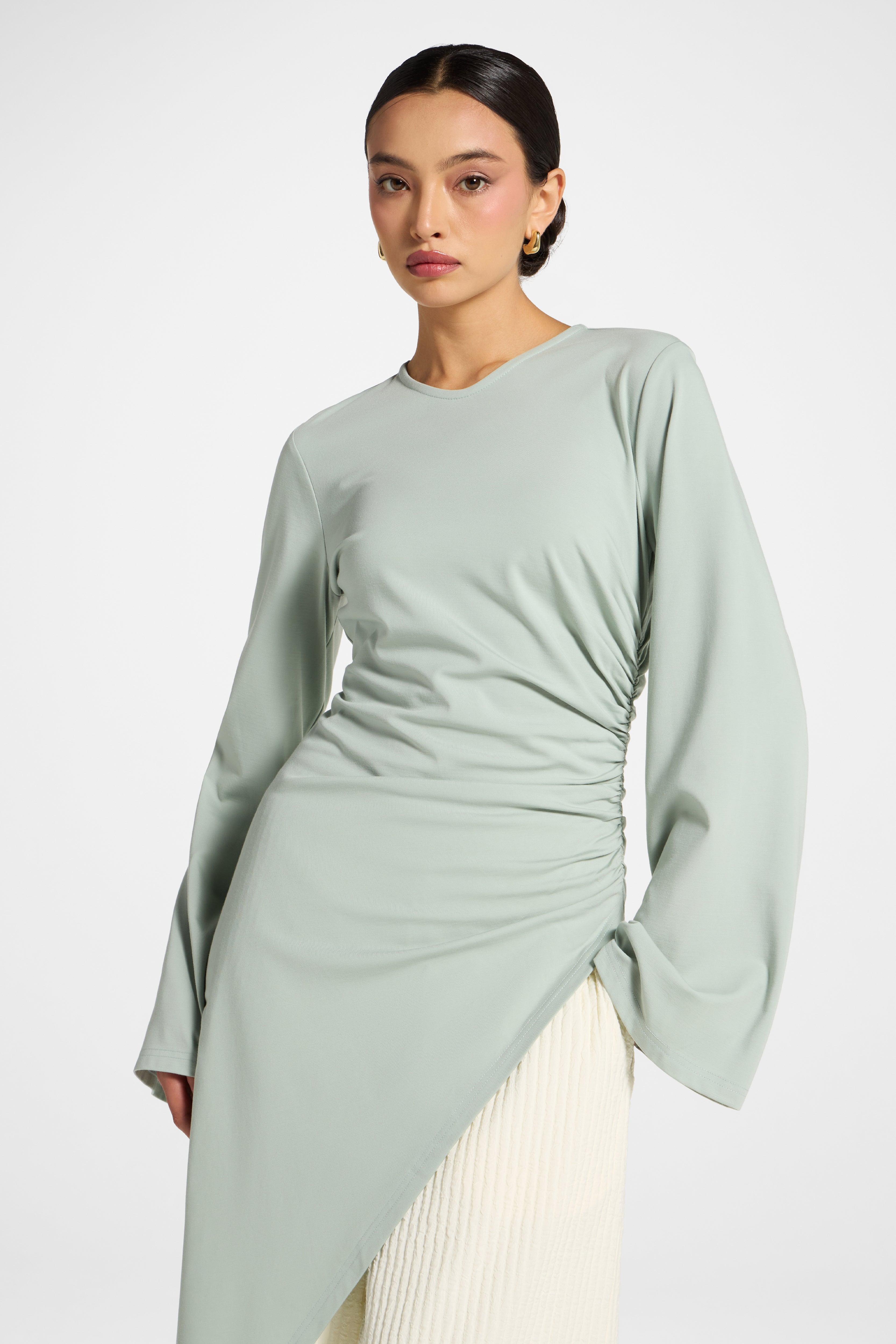 Midi Tunic Top - Iceberg Abayas Veiled 