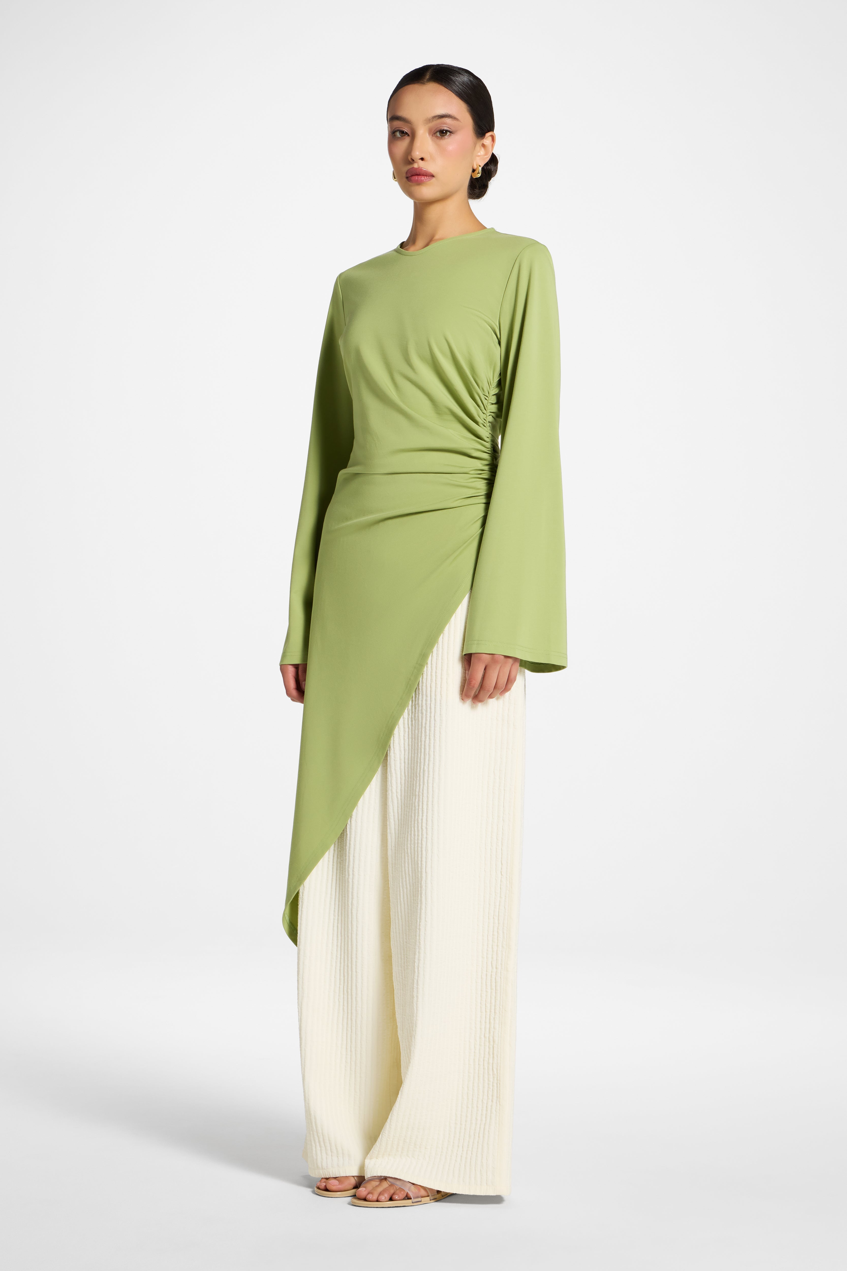 Midi Tunic Top - Kiwi Abayas Veiled 