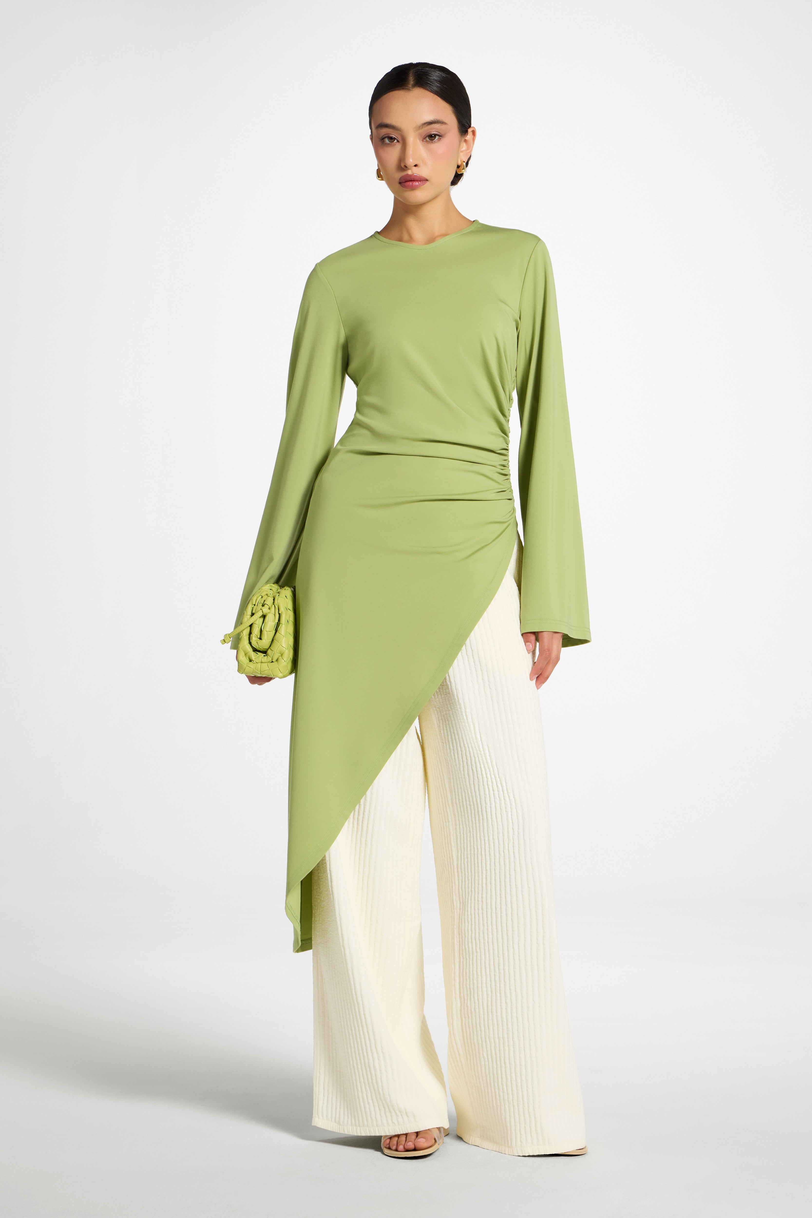 Midi Tunic Top - Kiwi Abayas Veiled 