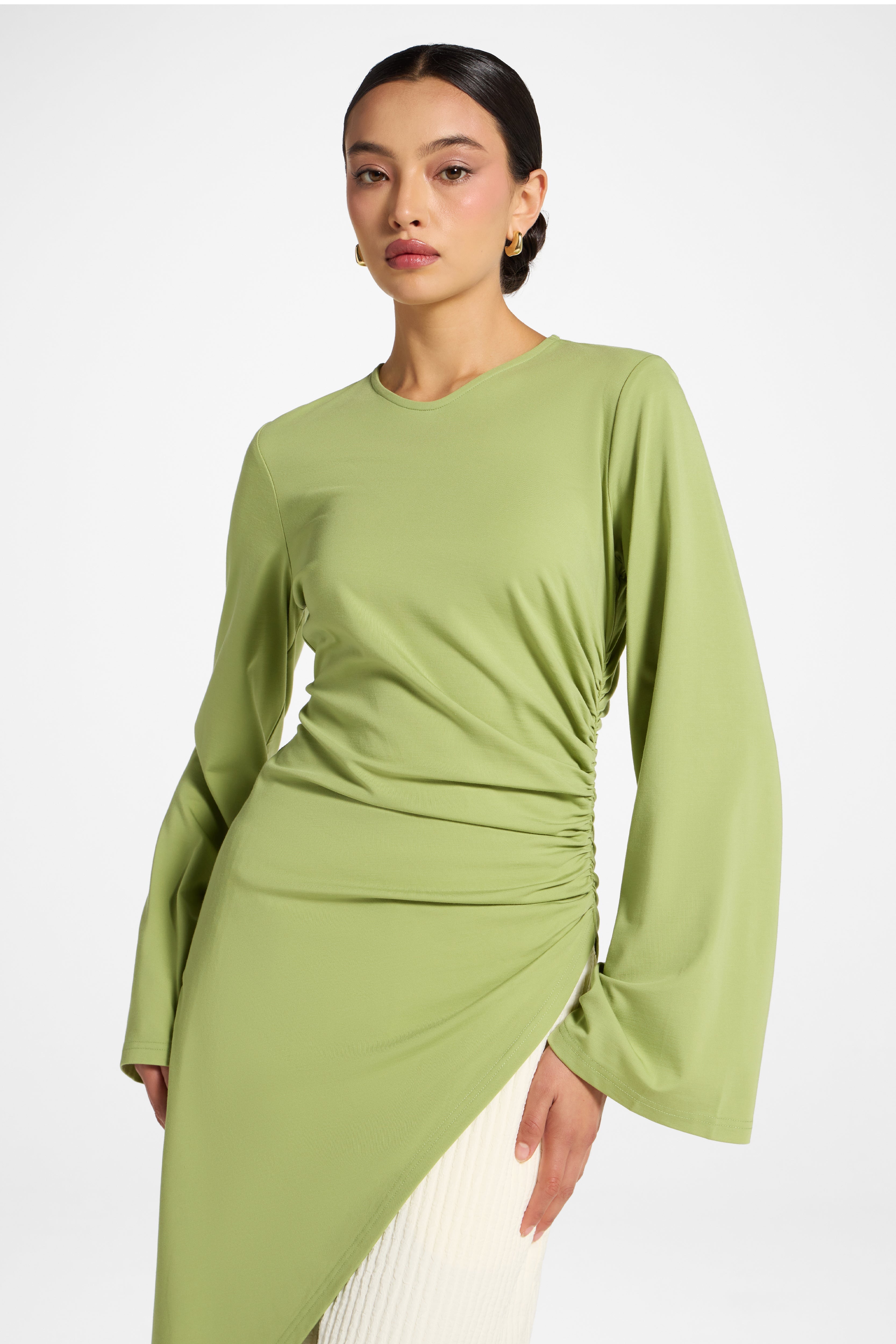 Midi Tunic Top - Kiwi Abayas Veiled 