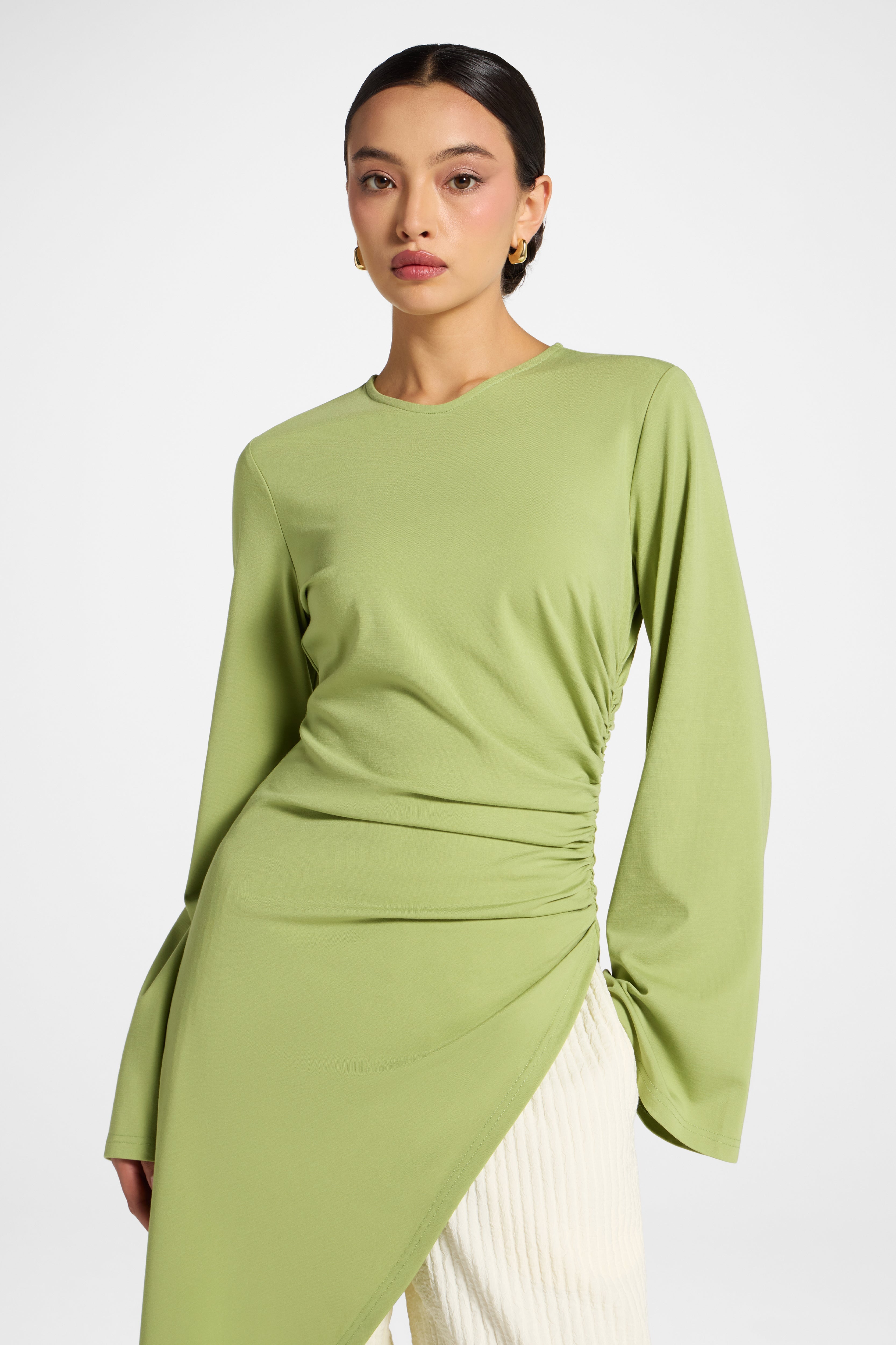 Midi Tunic Top - Kiwi Abayas Veiled 