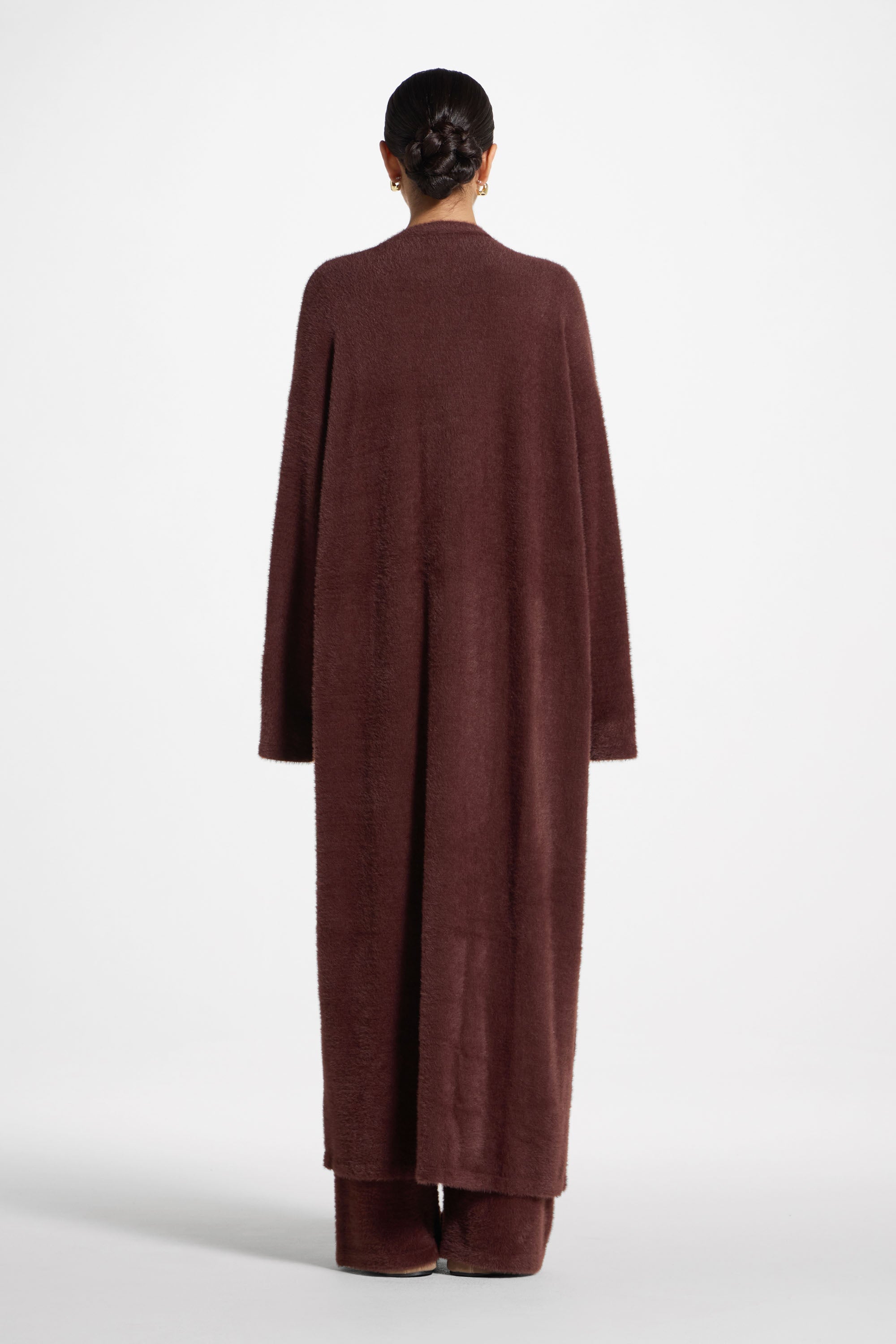 Mink Midi Cardigan Abayas Veiled 