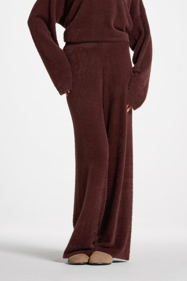 Mink Wide Leg Pants - Brown Abayas Veiled 