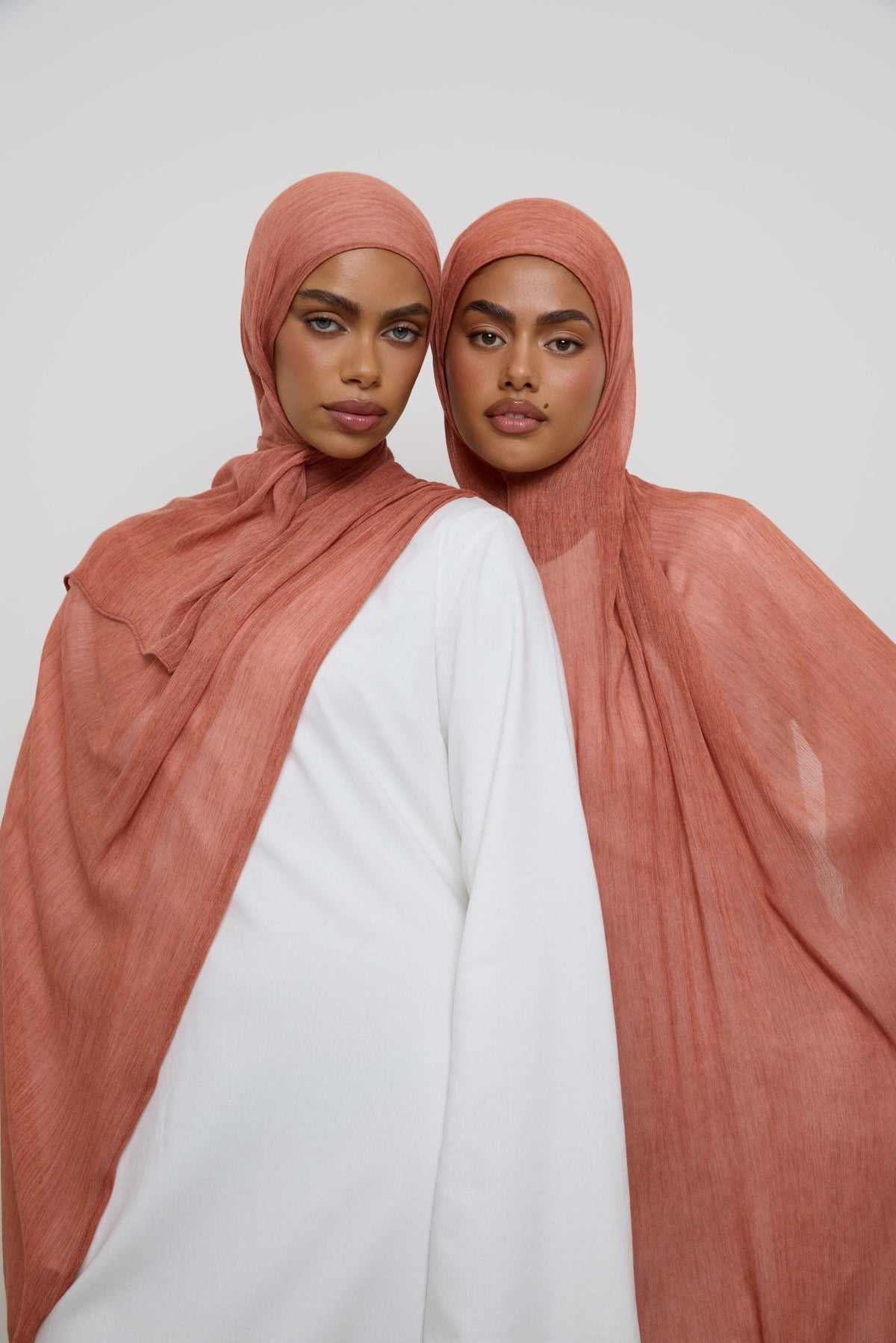 Modal Crinkle Hijab - Clay Hijabs Veiled 