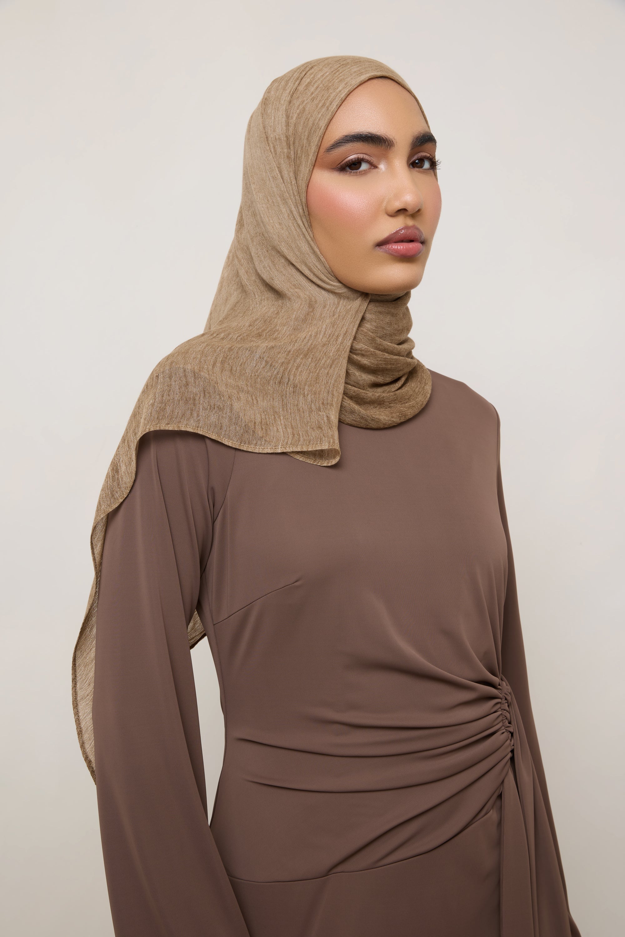 Modal Crinkle Hijab - Gingersnap Hijabs Veiled 