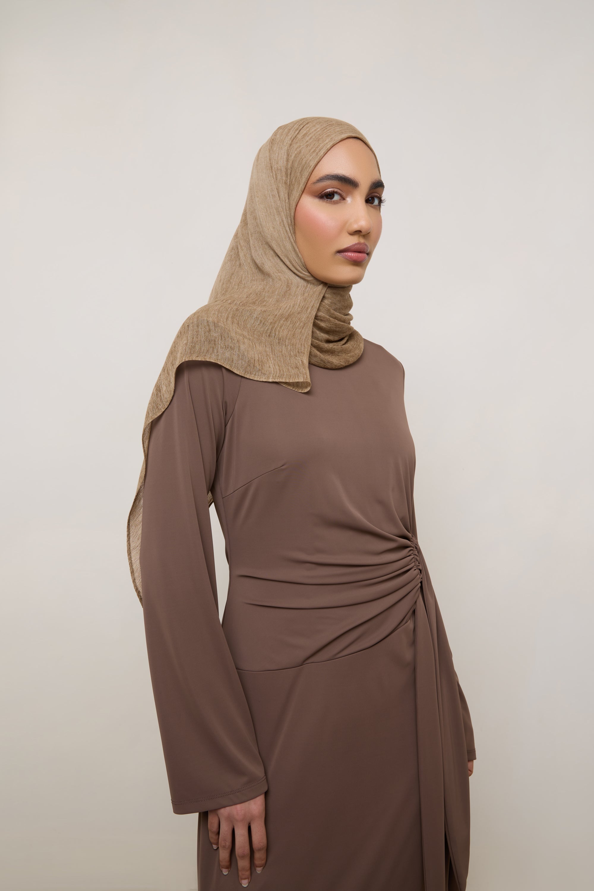 Modal Crinkle Hijab - Gingersnap Hijabs Veiled 