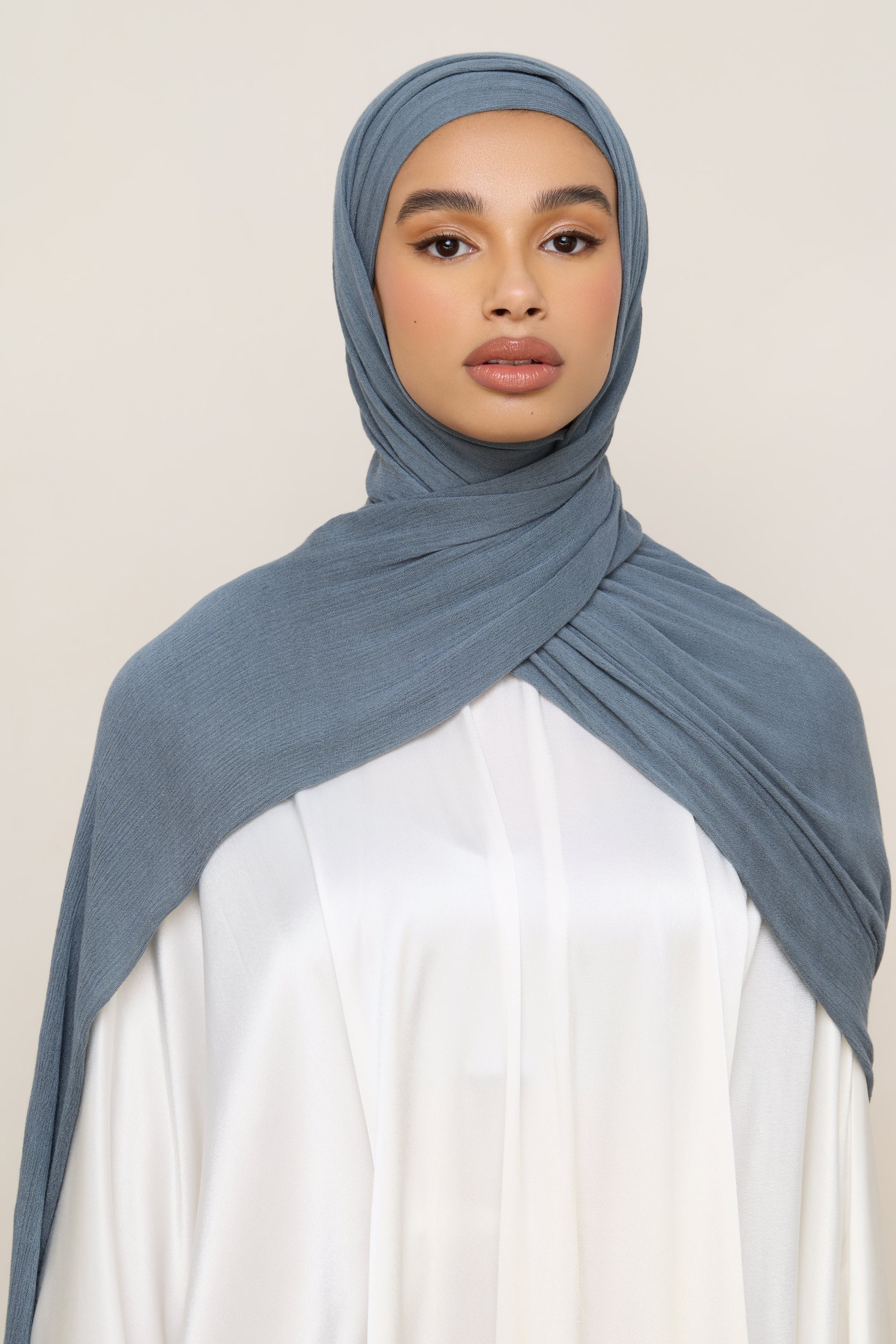 Modal Crinkle Hijab - Haze Hijabs Veiled 