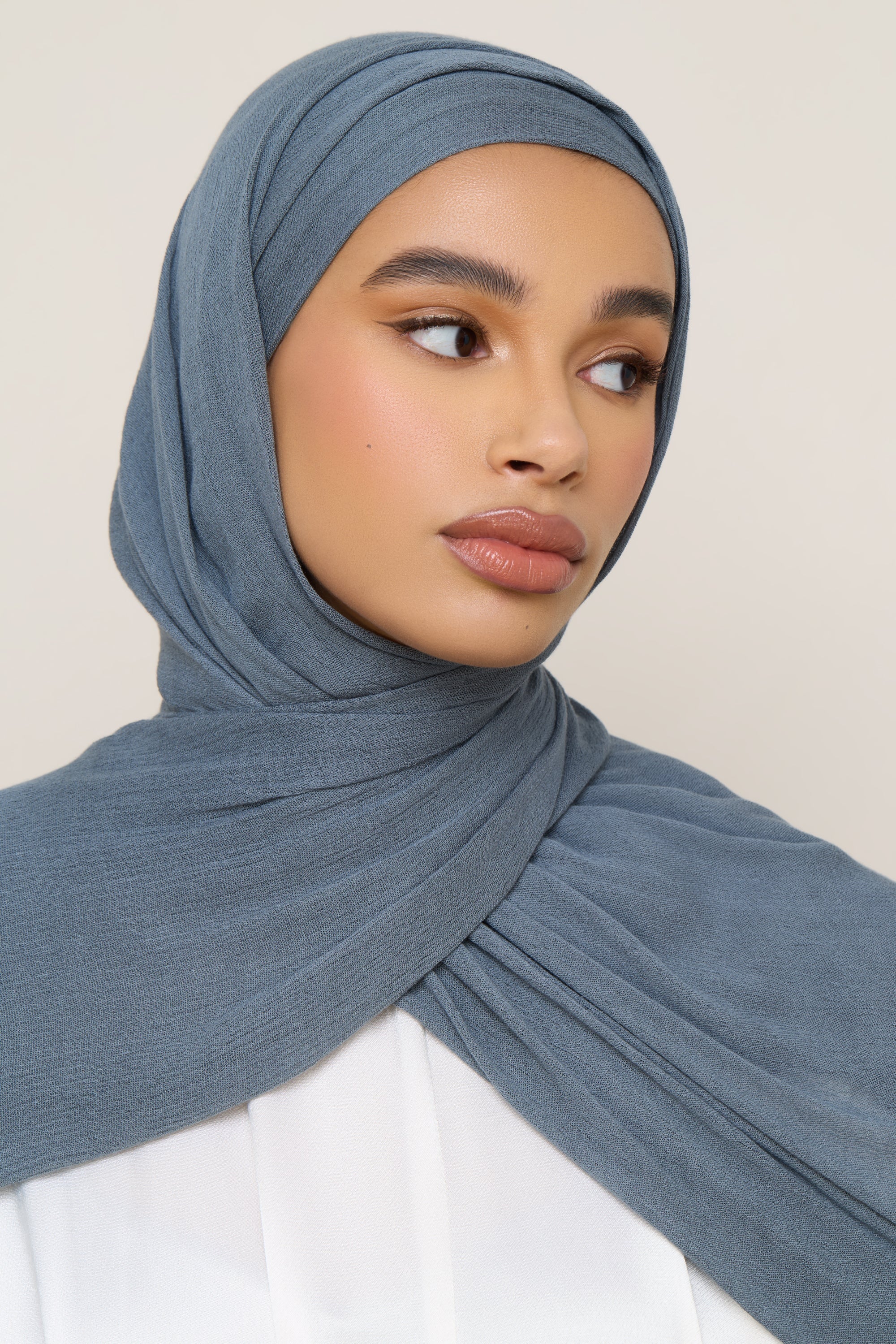 Modal Crinkle Hijab - Haze Hijabs Veiled 