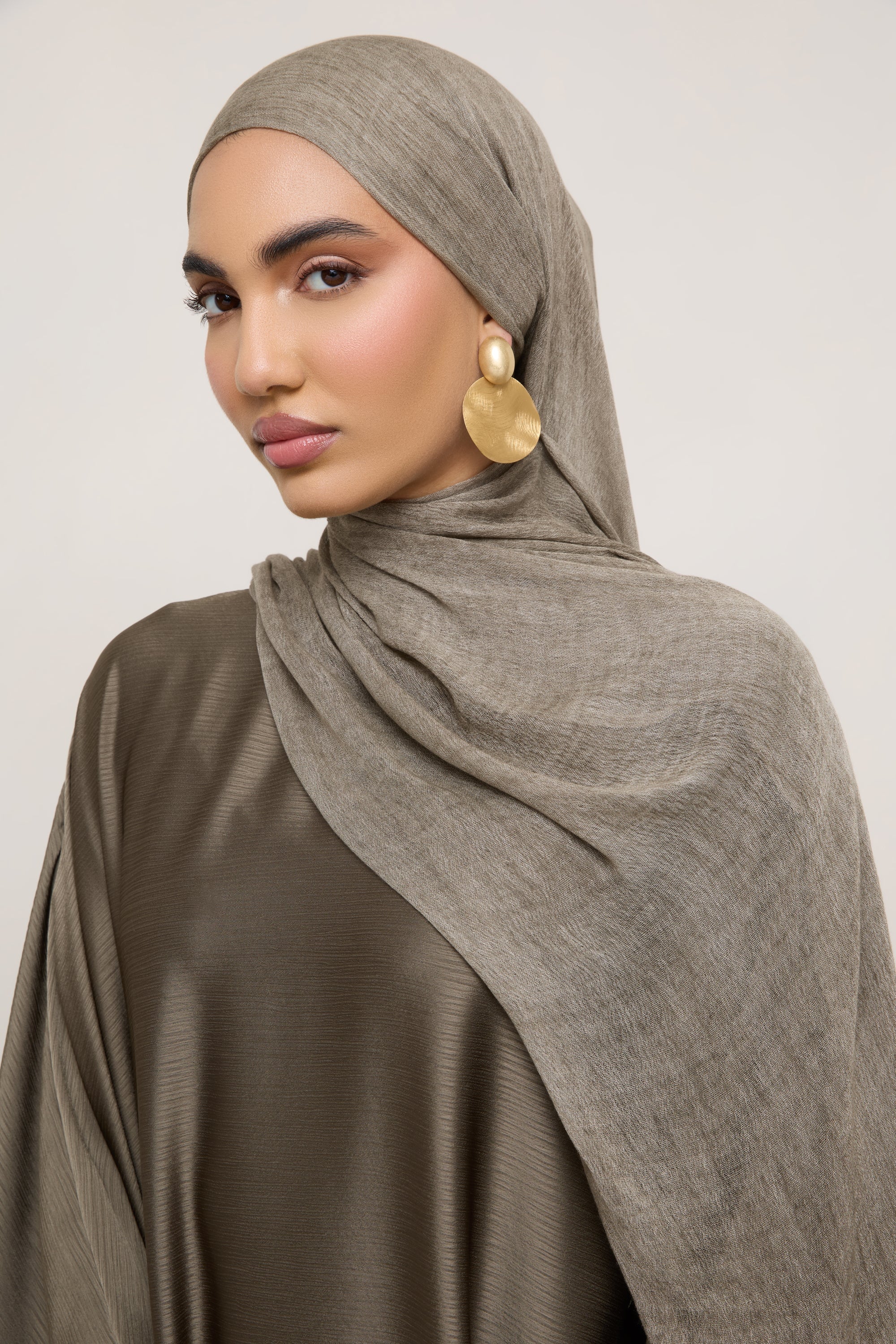 Modal Crinkle Hijab - Moonrock Hijabs Veiled 