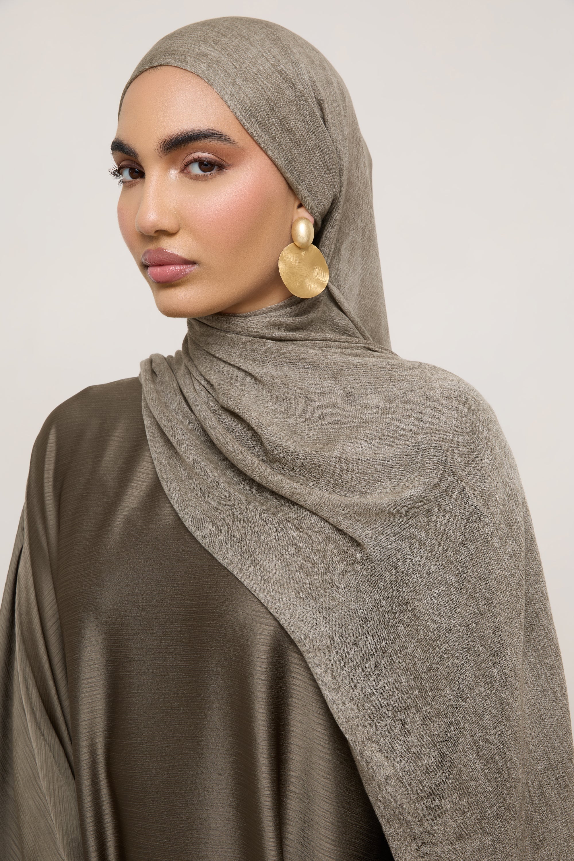 Modal Crinkle Hijab - Moonrock Hijabs Veiled 