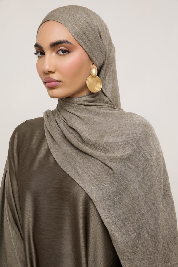 Modal Crinkle Hijab - Moonrock Hijabs Veiled 