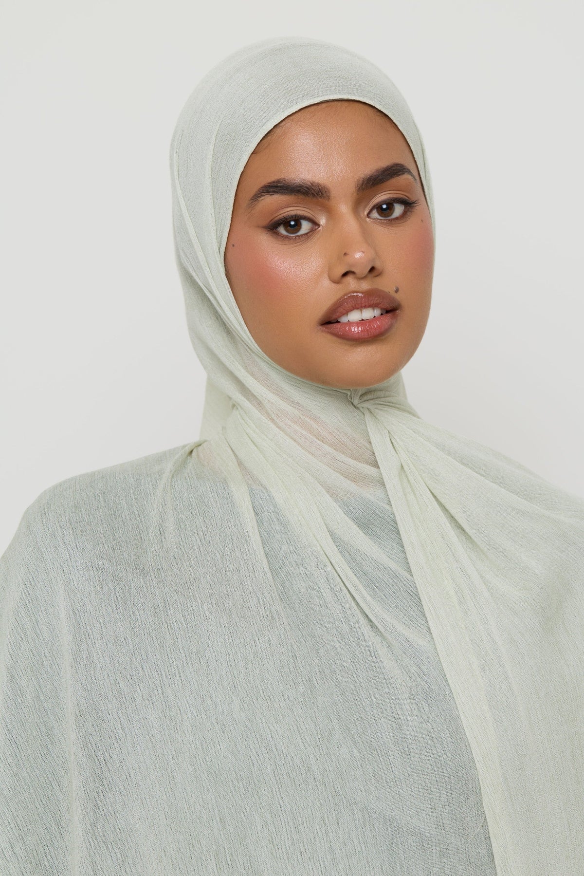 Modal Crinkle Hijab - Pistachio Hijabs Veiled 