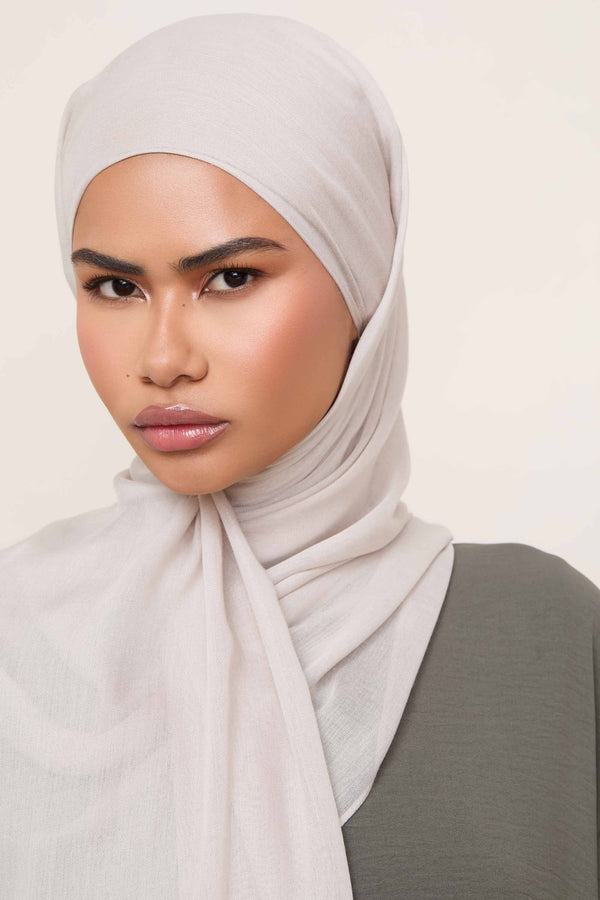 Modal Hijab - Chalk Hijabs Veiled 