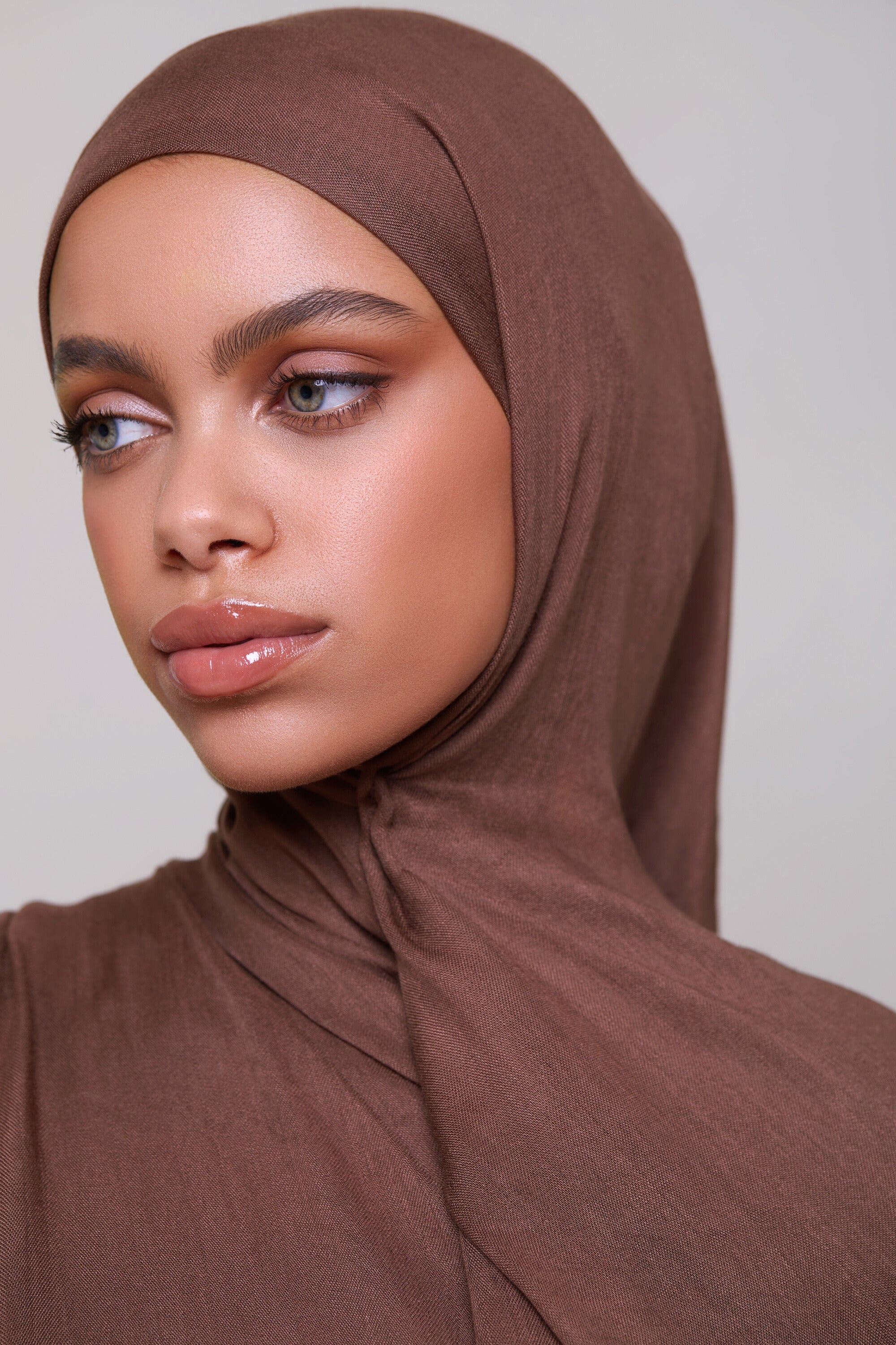 Modal Hijab - Cocoa Veiled 