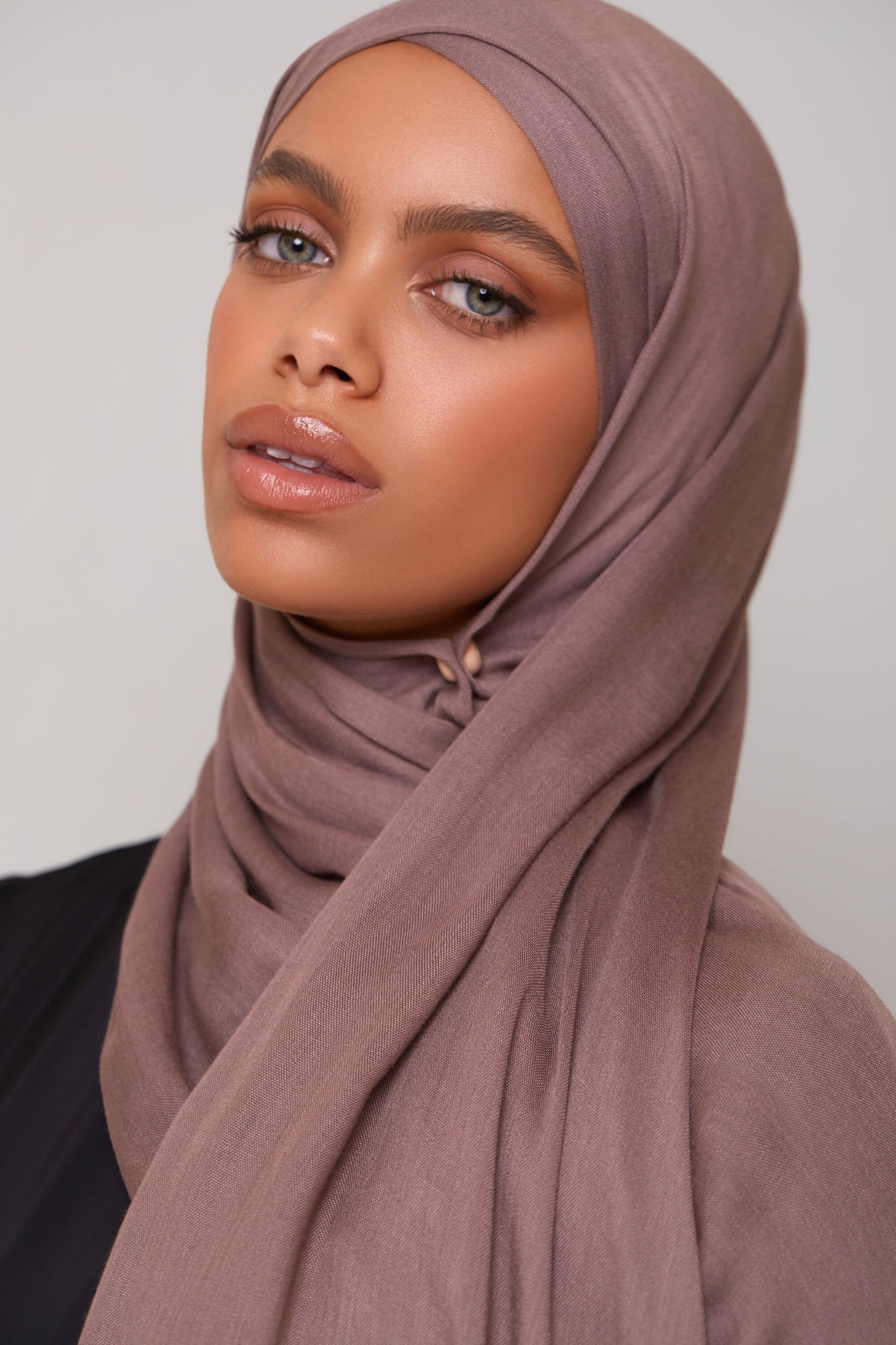 Modal Hijab - Dark Mauve Veiled 
