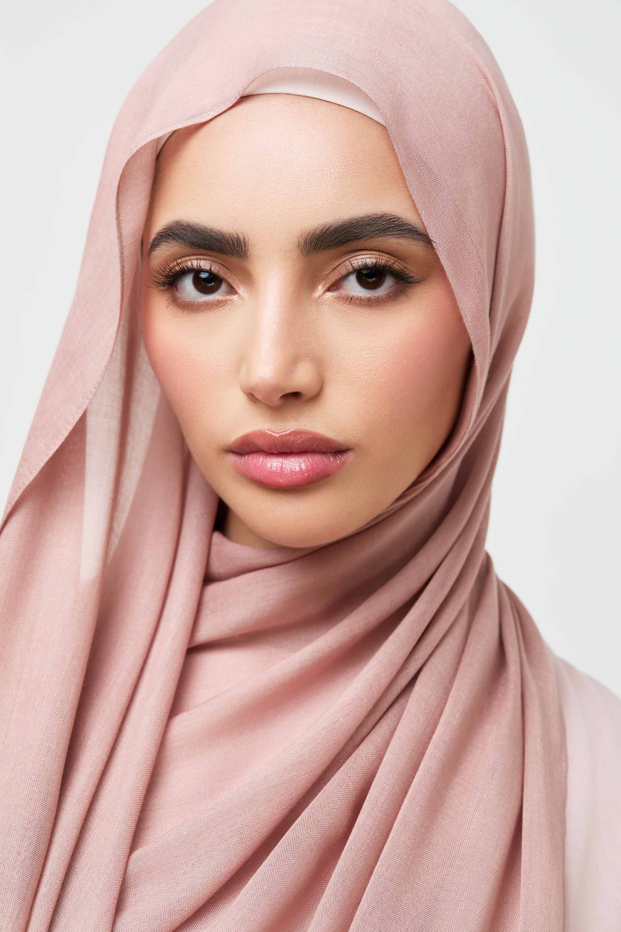Modal Hijab - Dusty Mauve Veiled 