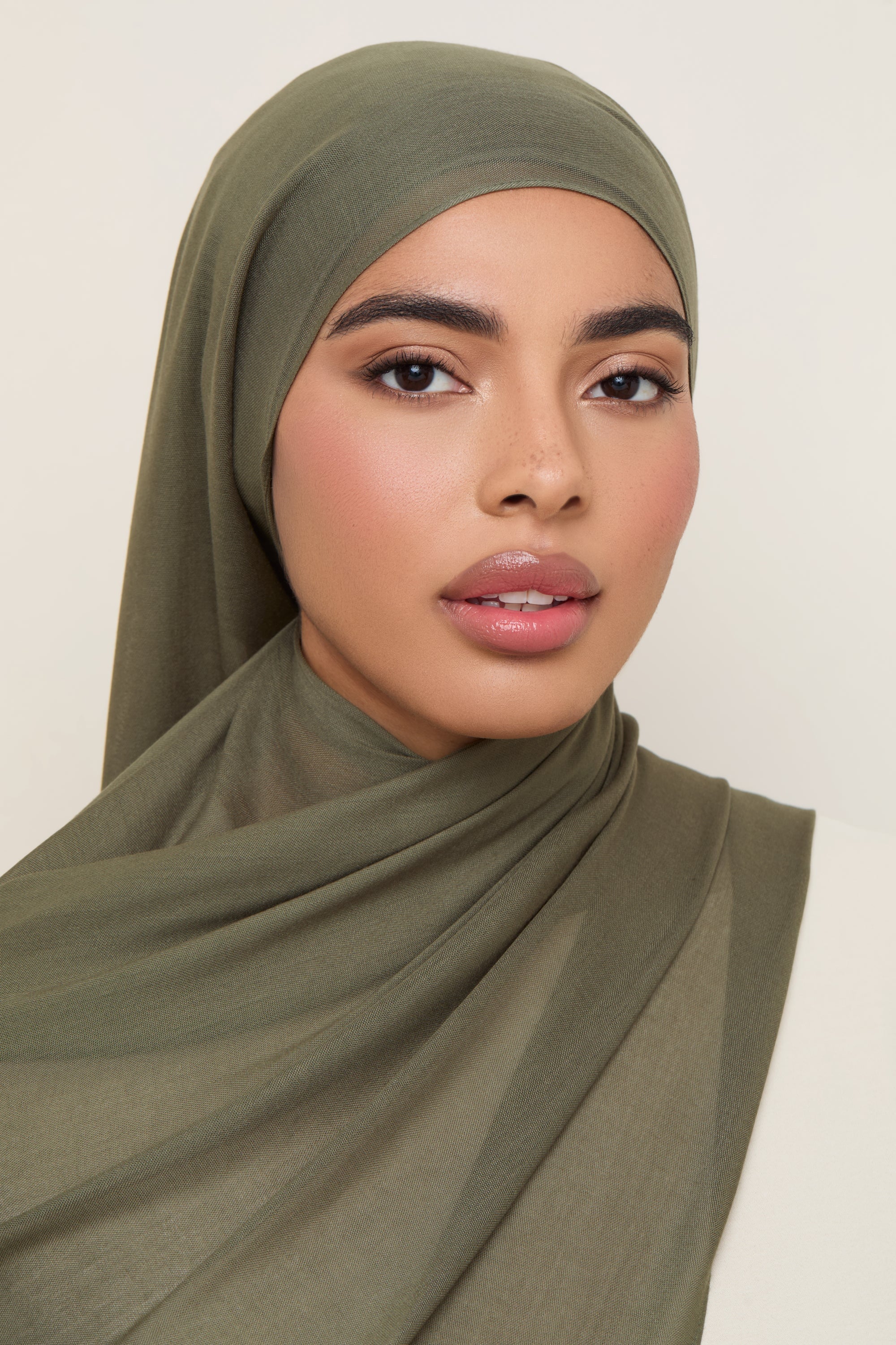 Modal Hijab - Dusty Olive Hijabs Veiled 