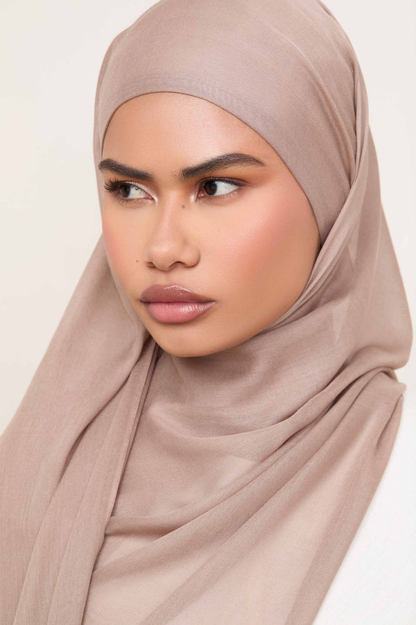 Modal Hijab - Greige Hijabs Veiled 