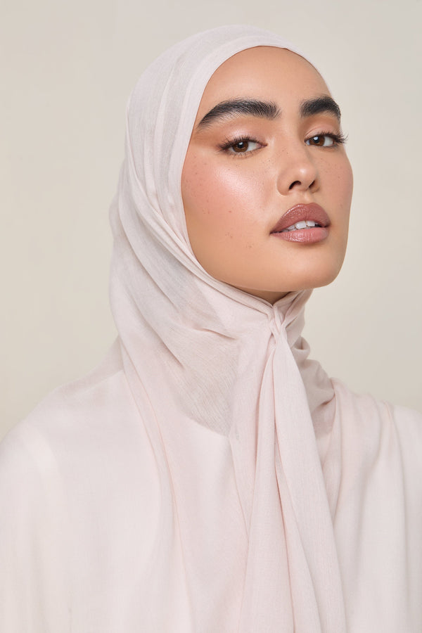 Modal Hijab - Grey Lilac Hijabs Veiled 