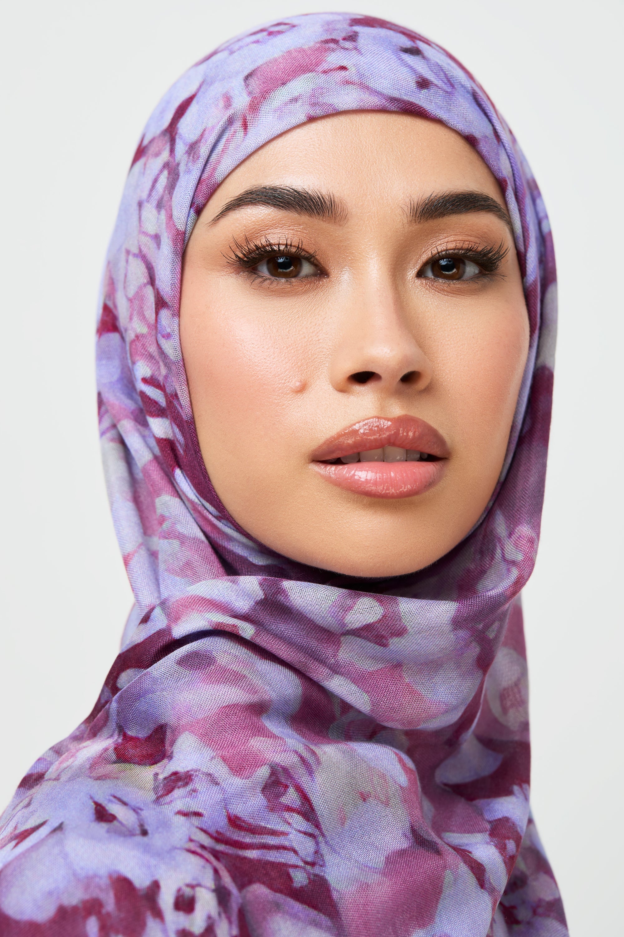 Modal Hijab - Lavender Bloom Veiled 