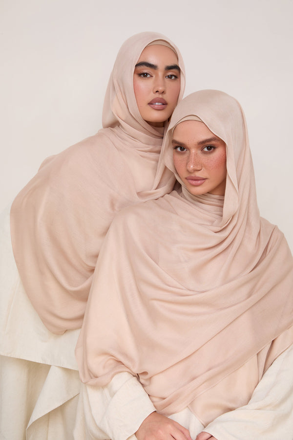 Modal Hijab - Light Sand Hijabs Veiled 