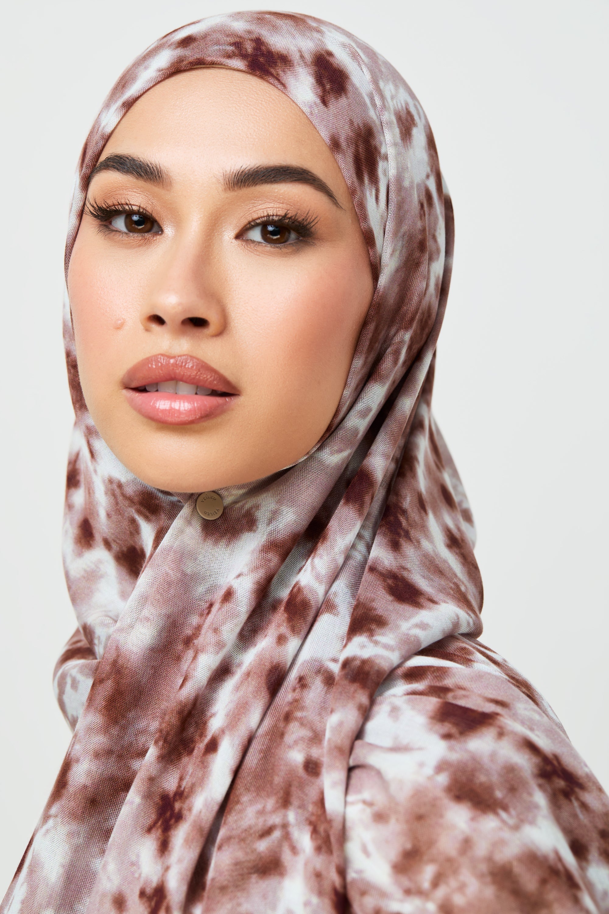 Modal Hijab - Marbled Earth Veiled 