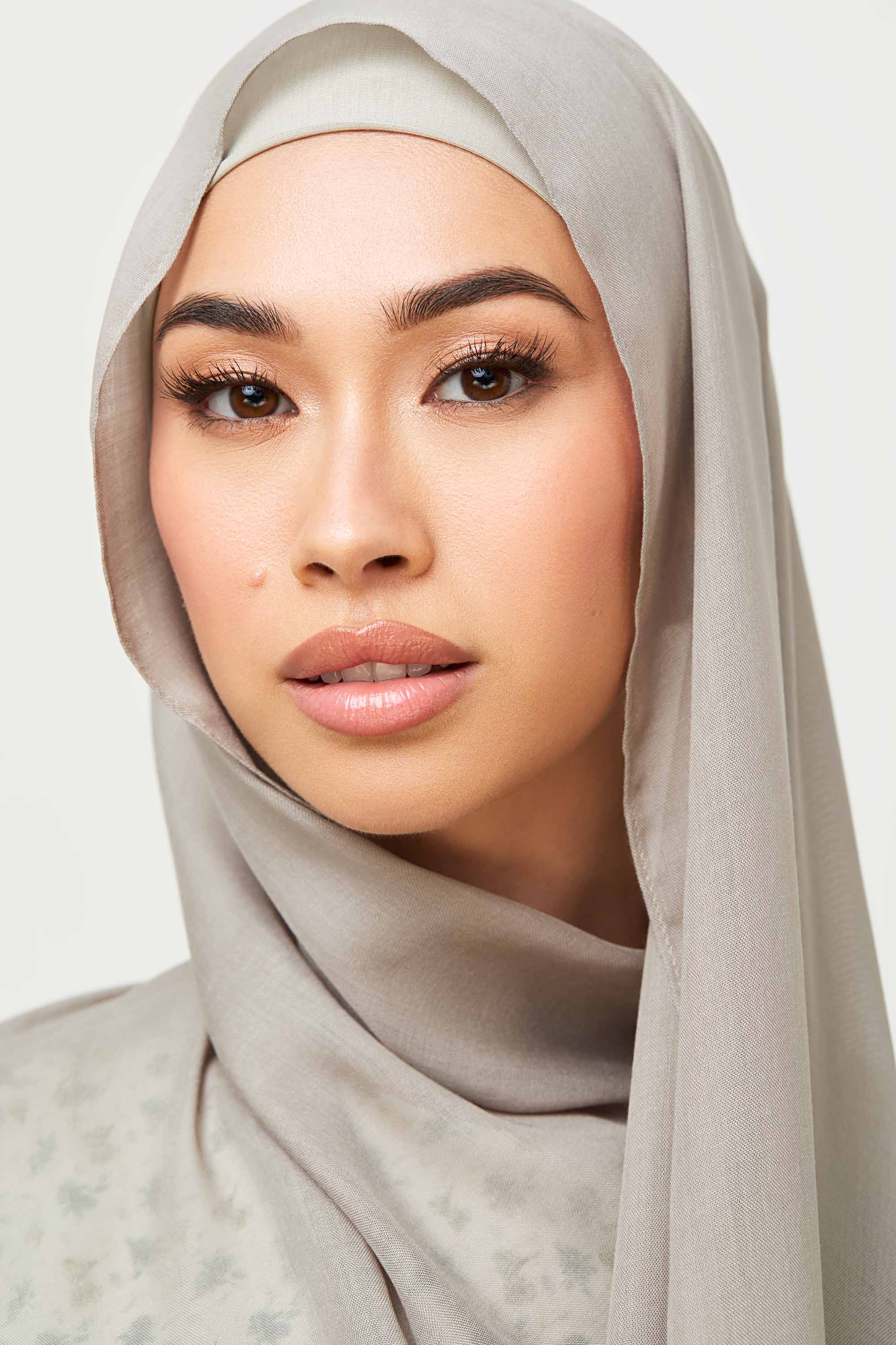 Modal Hijab & Matching Undercap Set - Dried Sage Veiled 