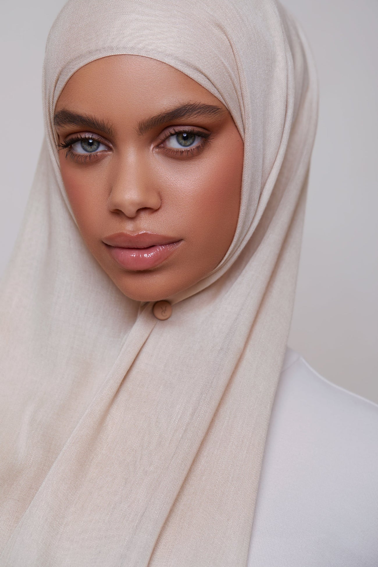 Modal Hijab & Matching Undercap Set - Stone Veiled 