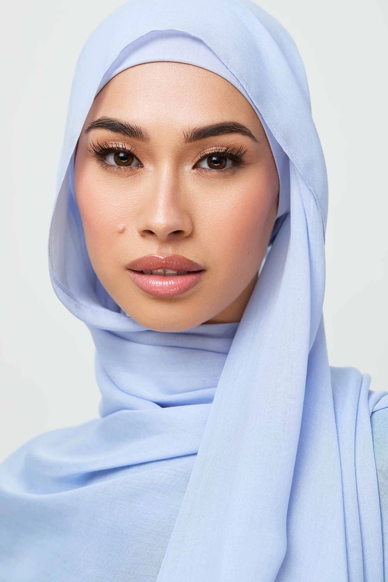 Modal Hijab & Matching Undercap Set - Zen Blue Veiled 