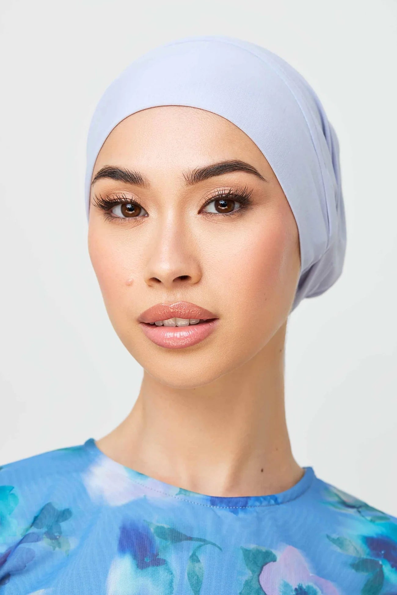 Modal Hijab & Matching Undercap Set - Zen Blue Veiled 