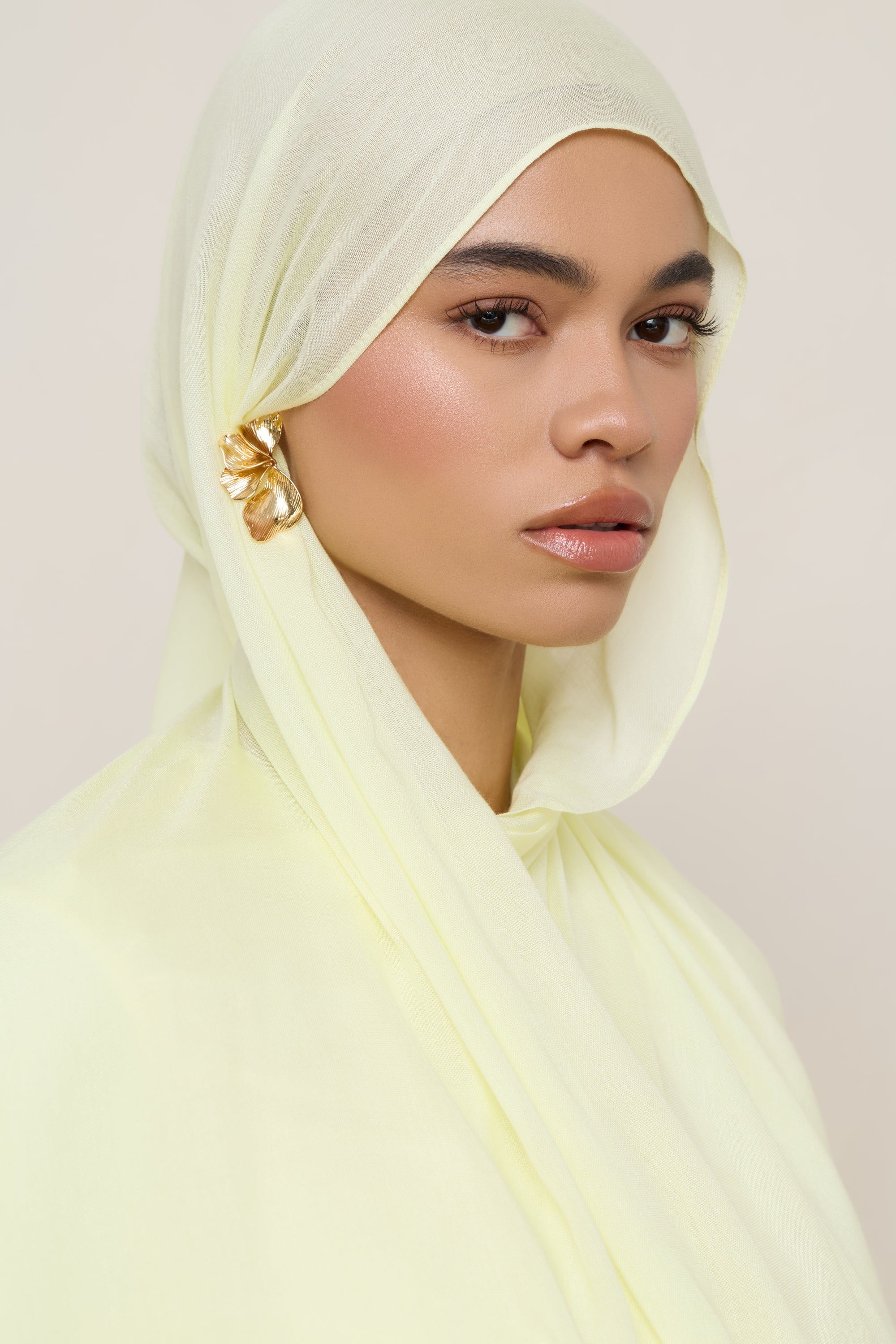 Modal Hijab - Mellow Yellow Hijabs Veiled 