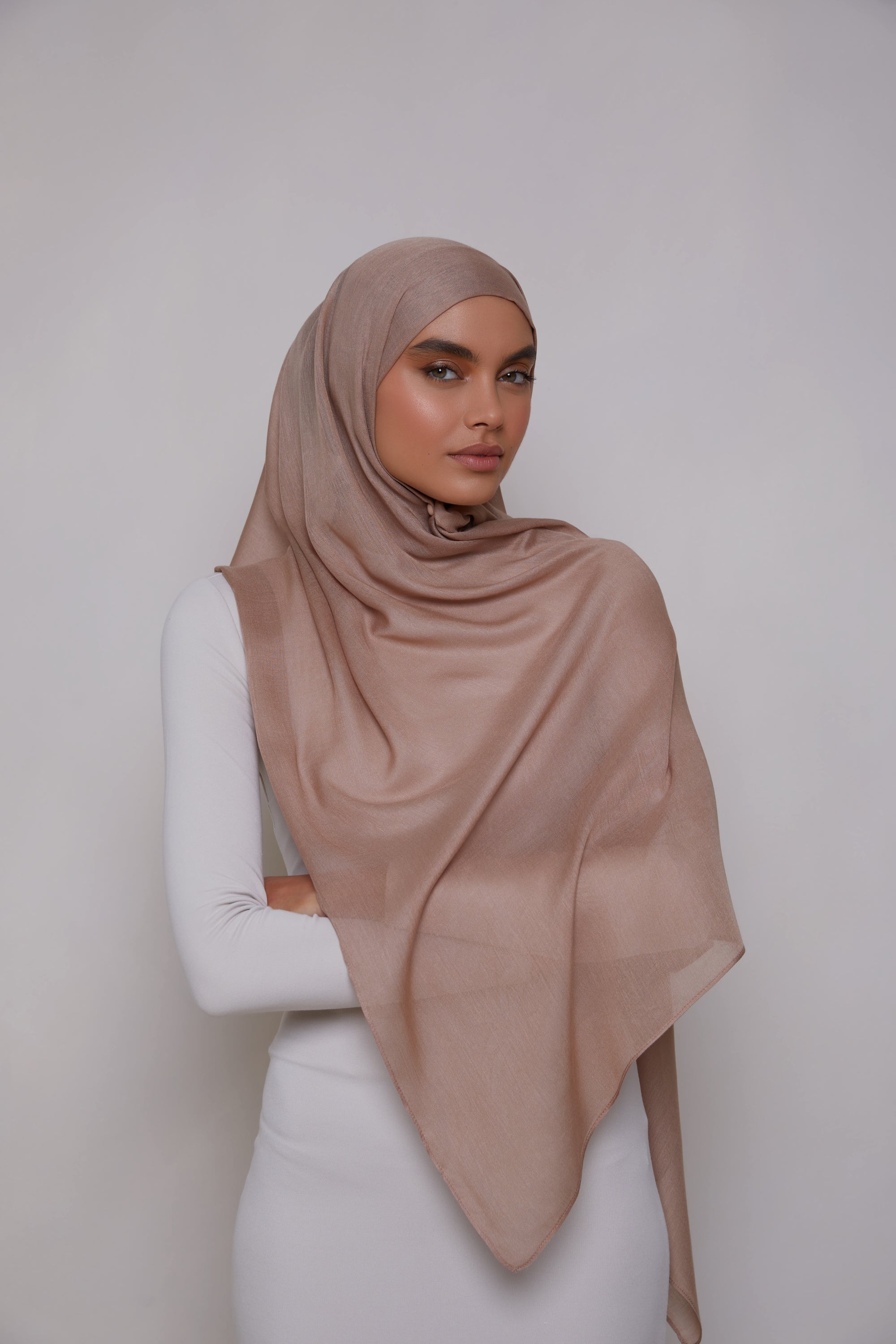 Modal Hijab - Natural Veiled 