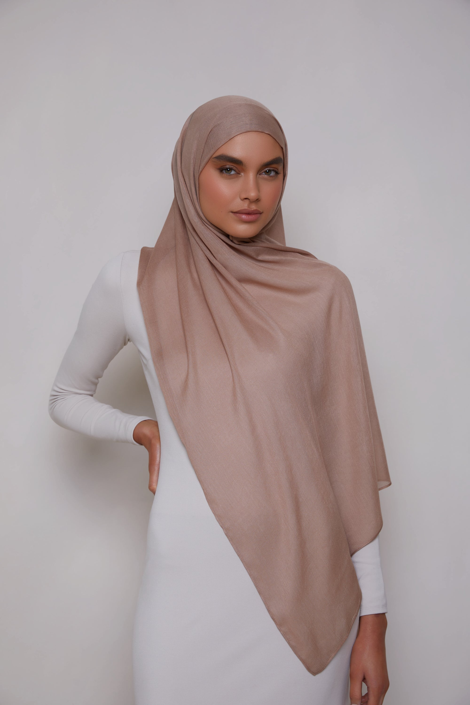 Modal Hijab - Natural Veiled 
