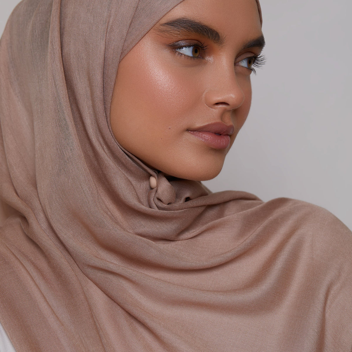 Solid Luxury Satin Modal Rayon Mink Matte Non Slip Hijab Scarf