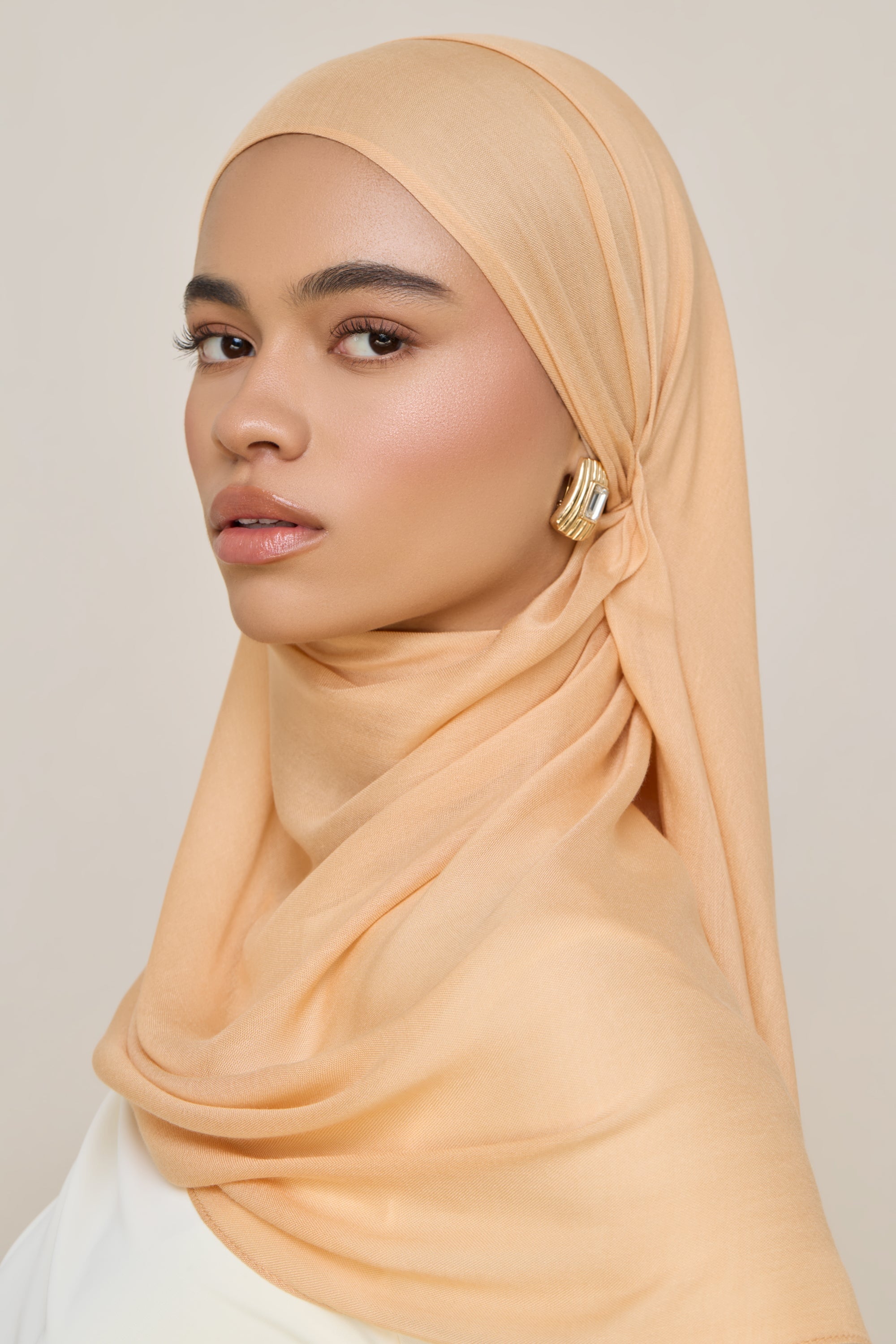 Modal Hijab - Peach Cobbler Hijabs Veiled 