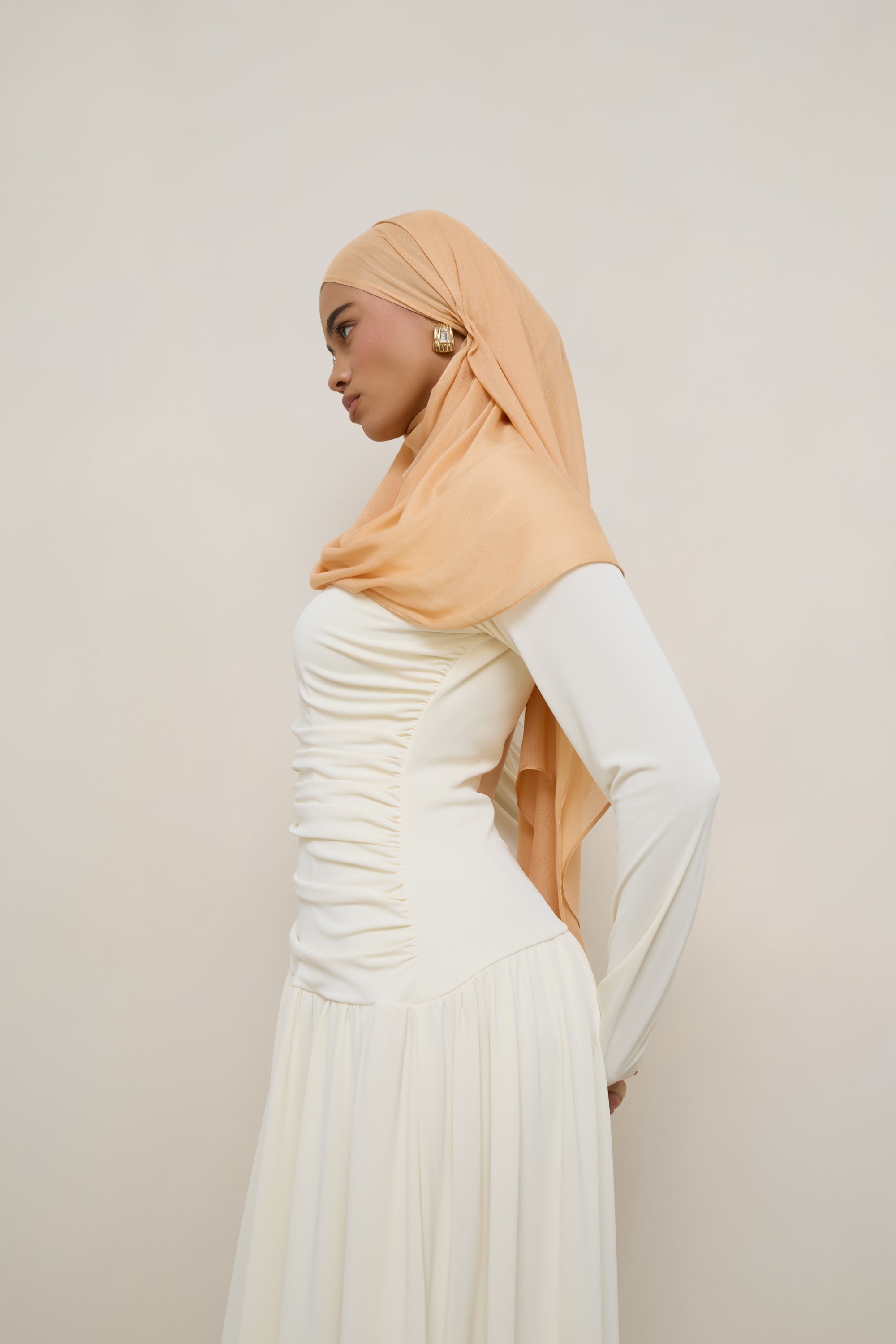 Modal Hijab - Peach Cobbler Hijabs Veiled 