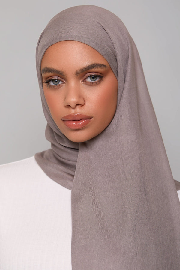 Modal Hijab - Pebble Veiled 