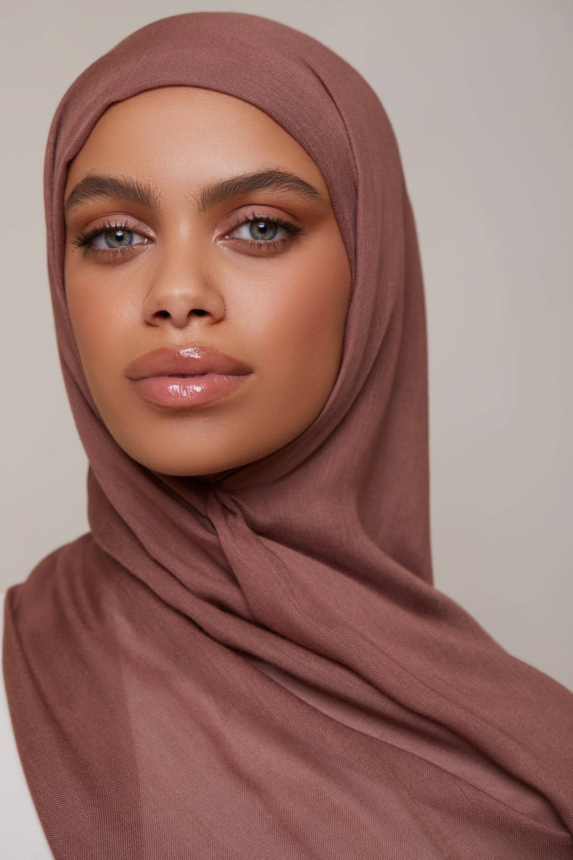 Modal Hijab - Pecan Veiled 